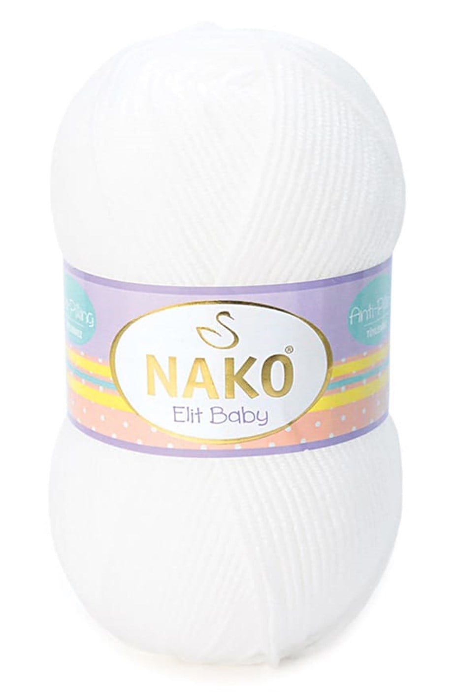 Nako Elit Baby 208 Beyaz El Örgü İpi
