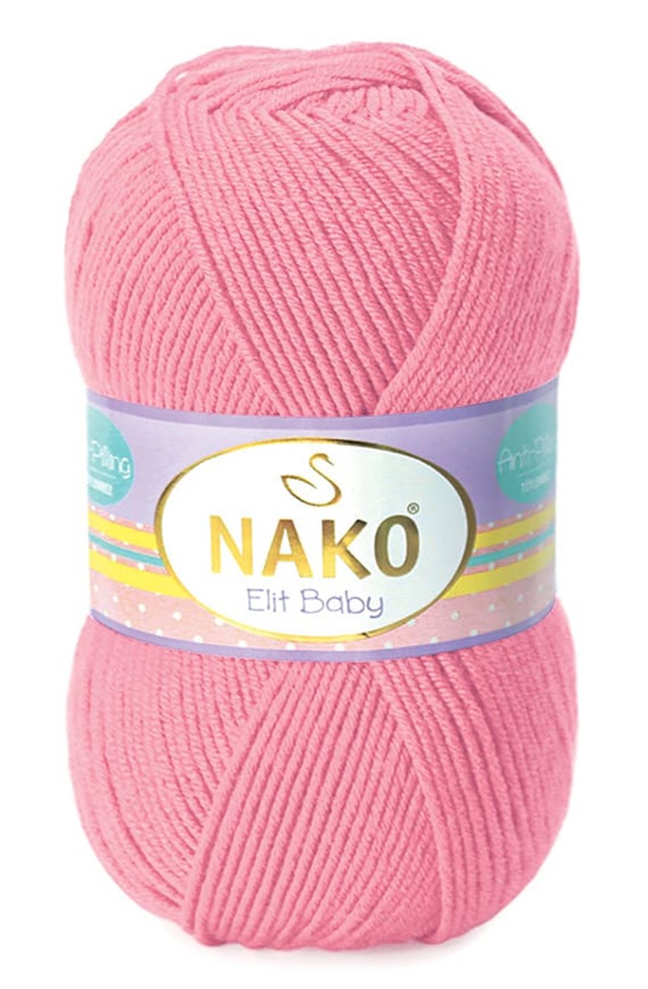 Nako Elit Baby 6837 Pembe El Örgü İpi