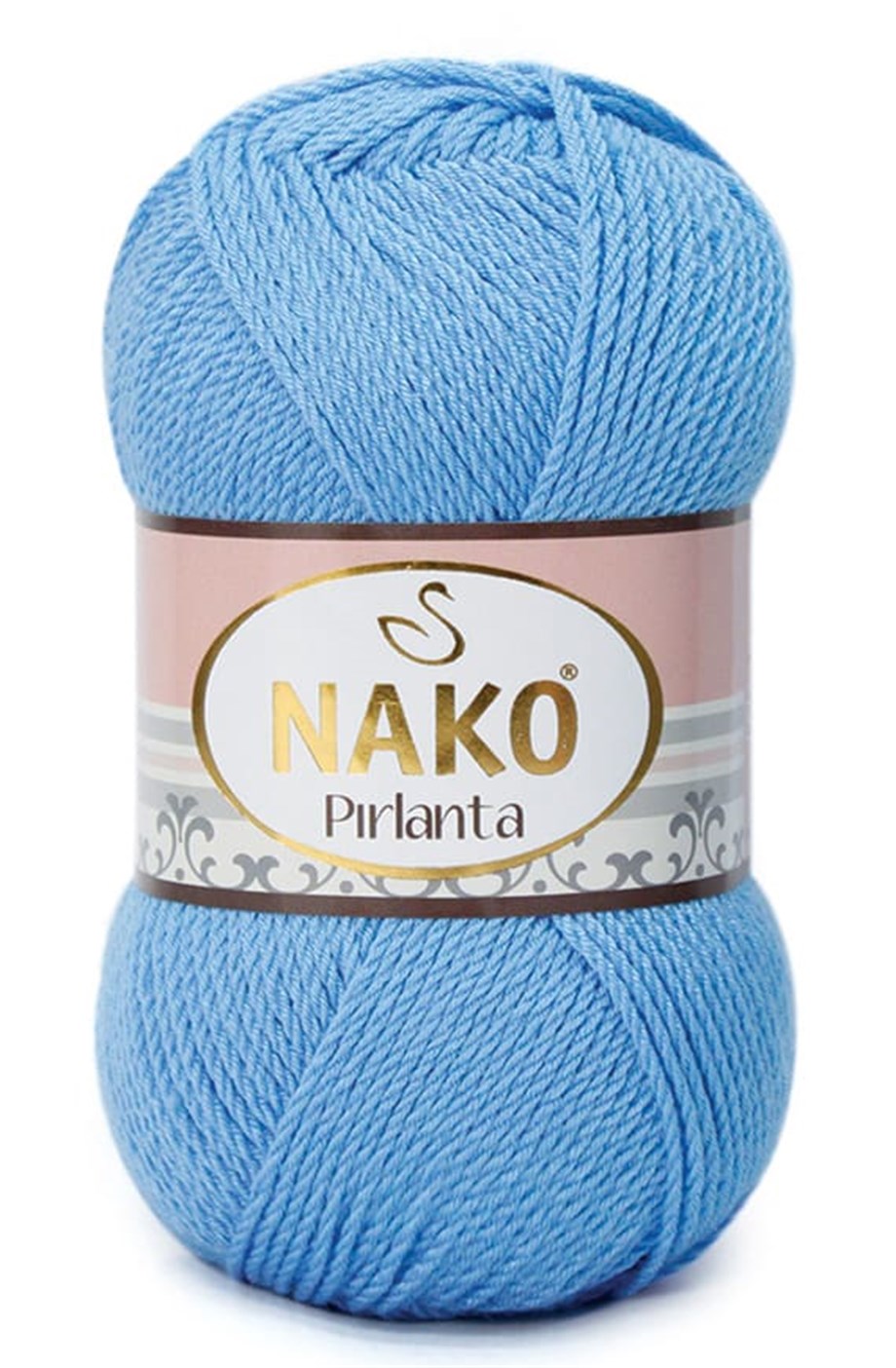 Nako Pırlanta 6976 Canlı Mavi El Örgü İpi