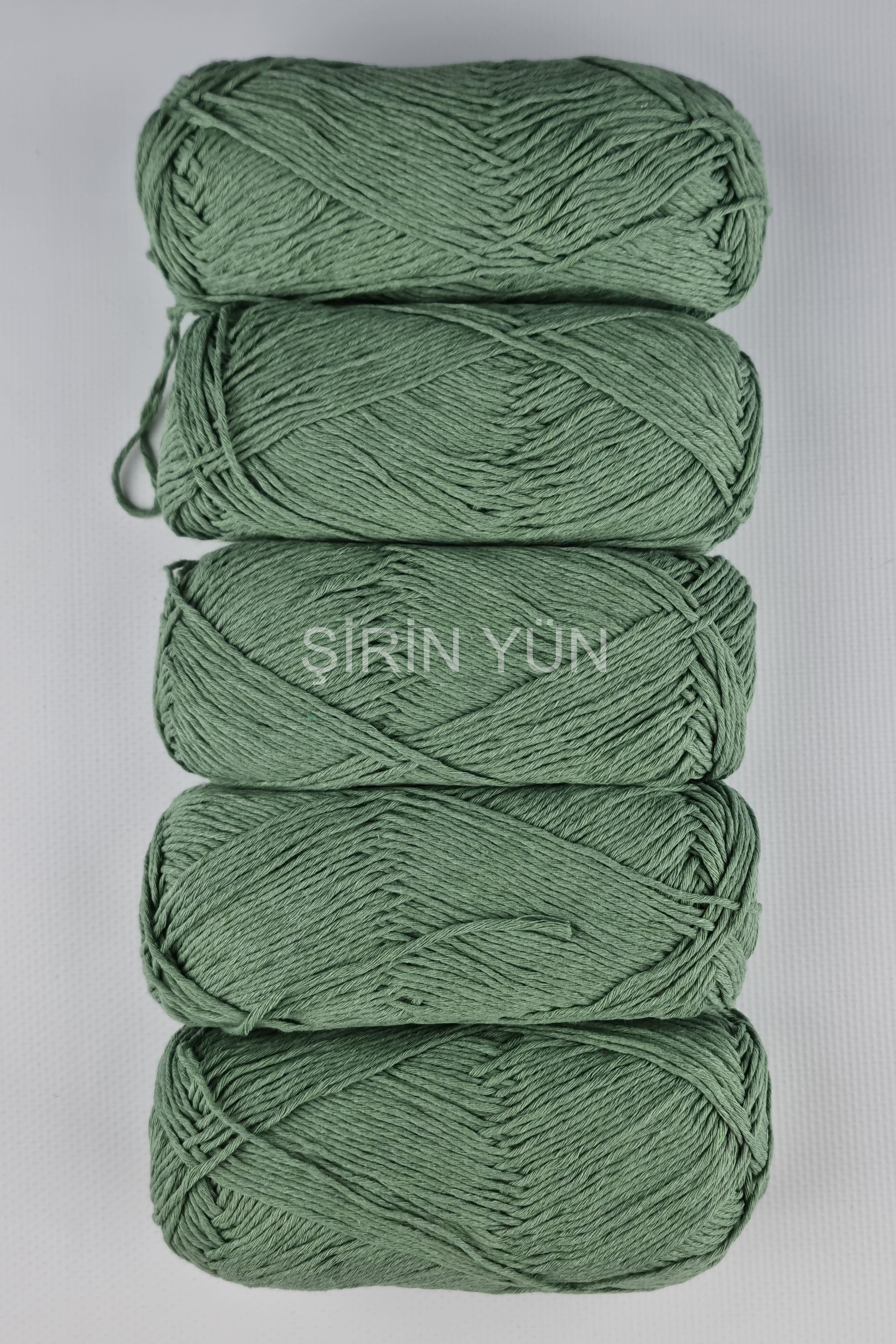 Natural Cotton El Örgü İpi 5'li Paket Çağla
