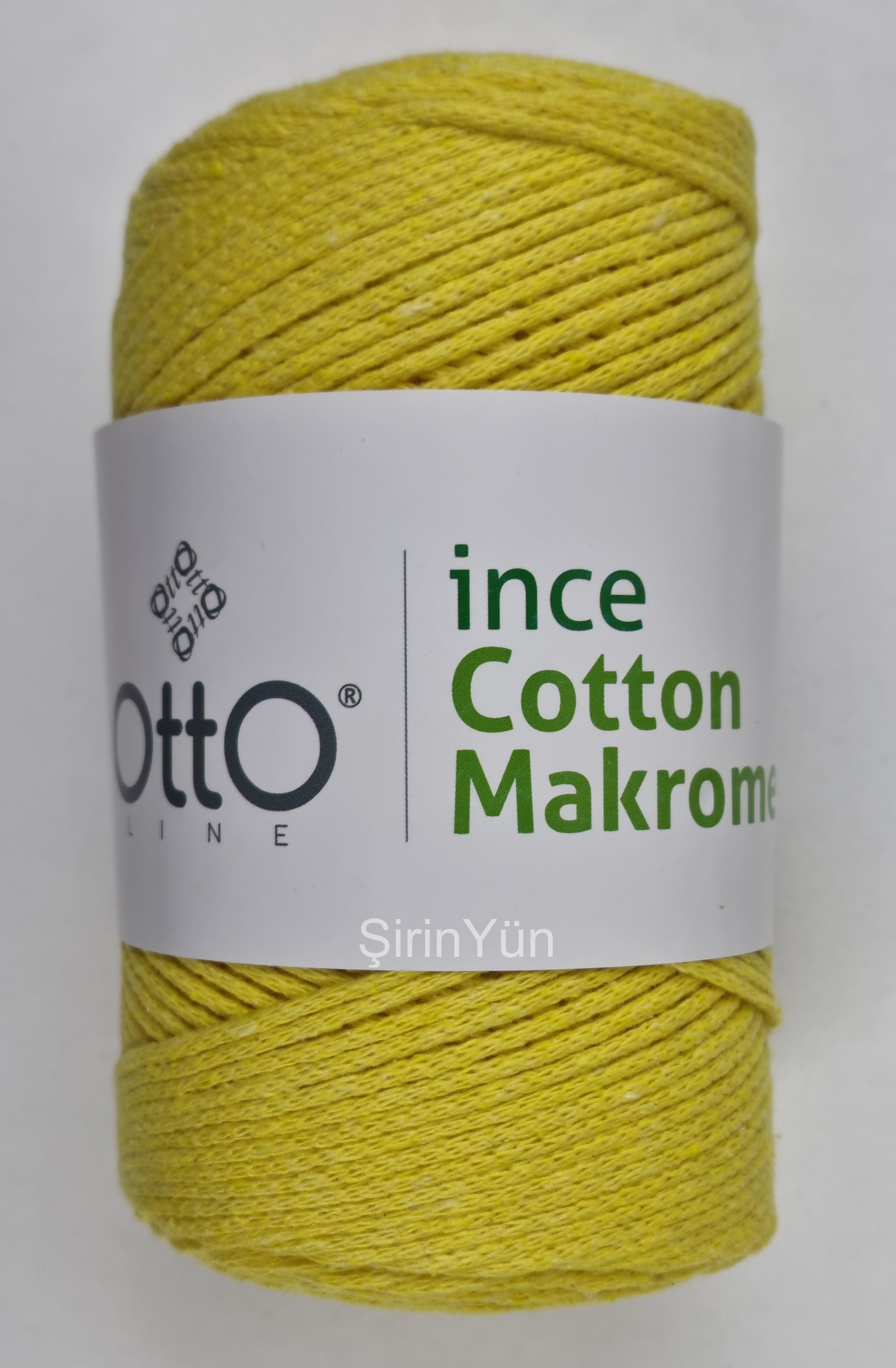 Otto İnce Cotton (Pamuk) Makrome Açık Sarı