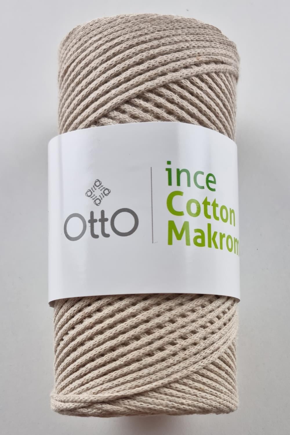 Otto İnce Cotton (Pamuk) Makrome Bej