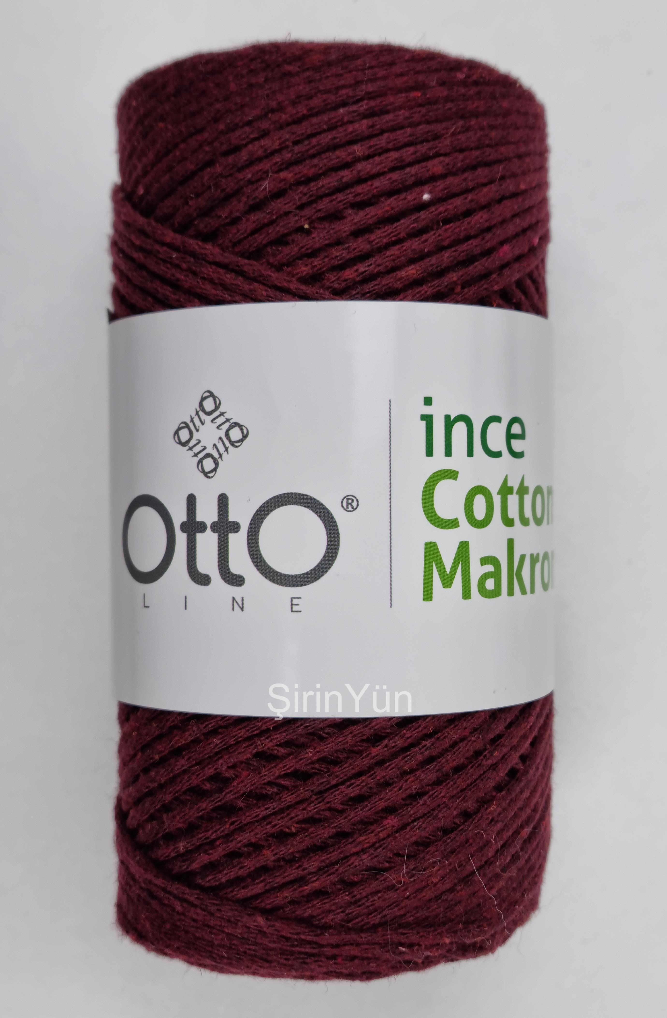 Otto İnce Cotton (Pamuk) Makrome Bordo