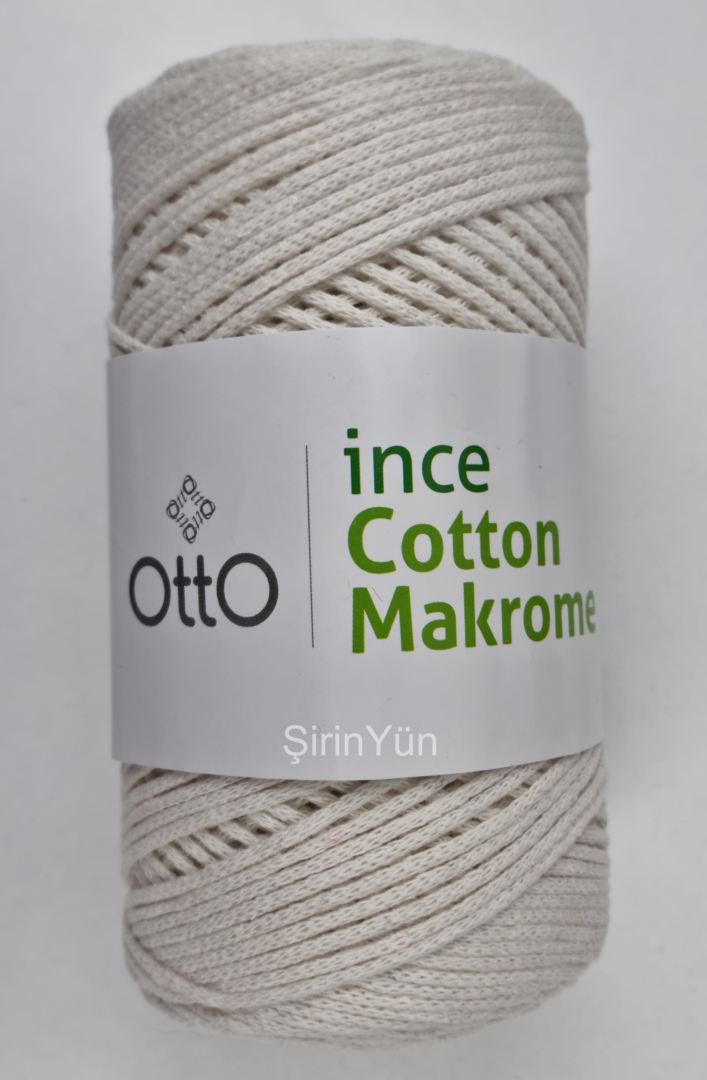 Otto İnce Cotton (Pamuk) Makrome Ekru