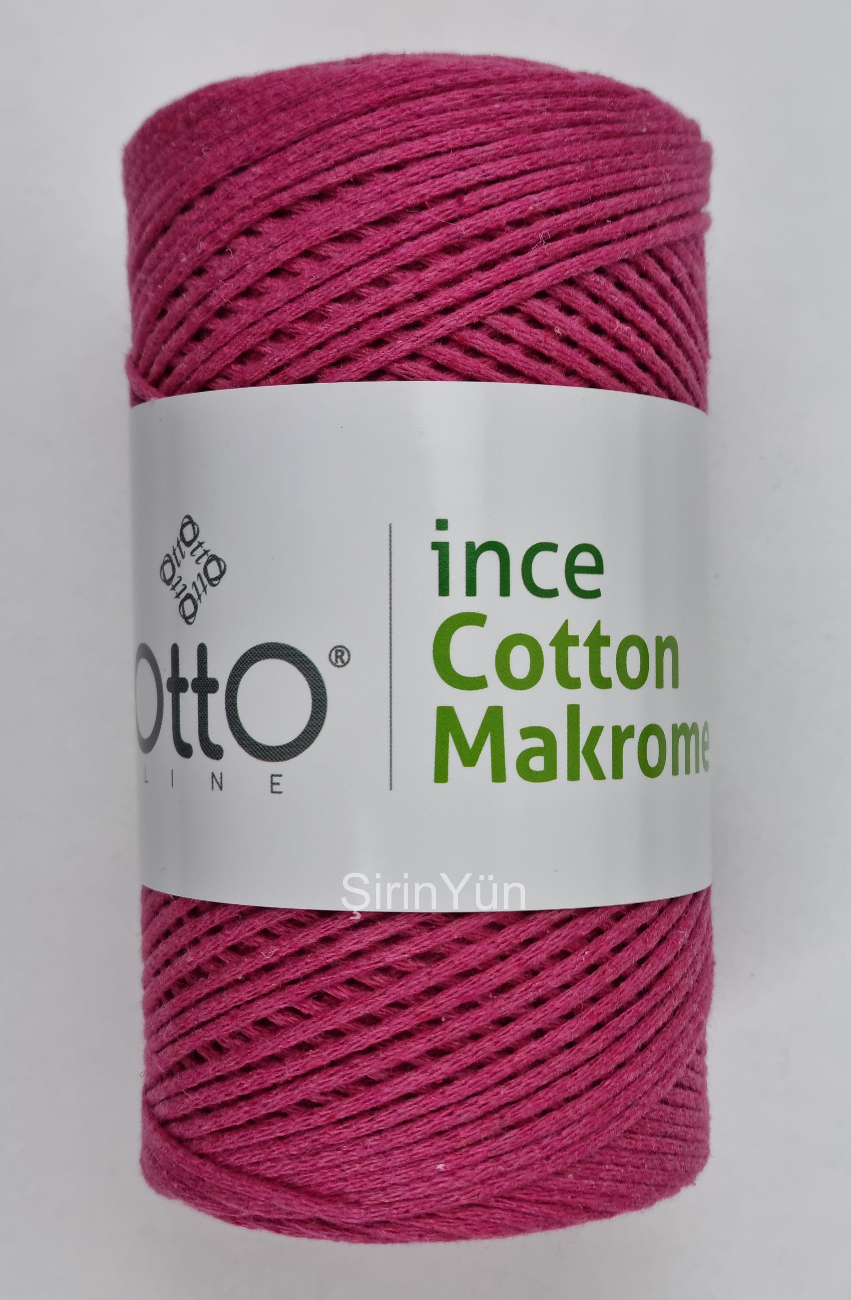 Otto İnce Cotton (Pamuk) Makrome Fuşya