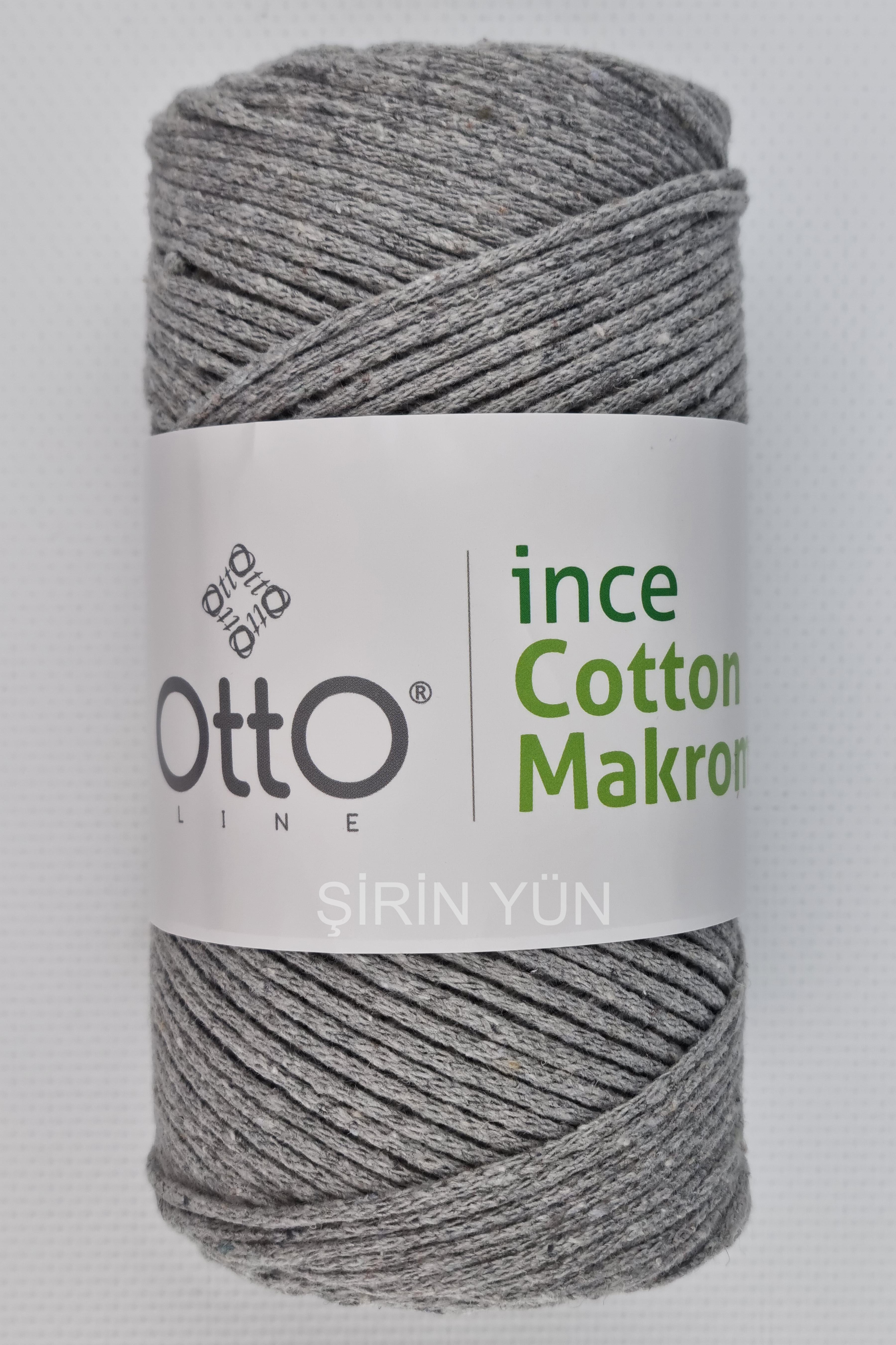 Otto İnce Cotton (Pamuk) Makrome Gri
