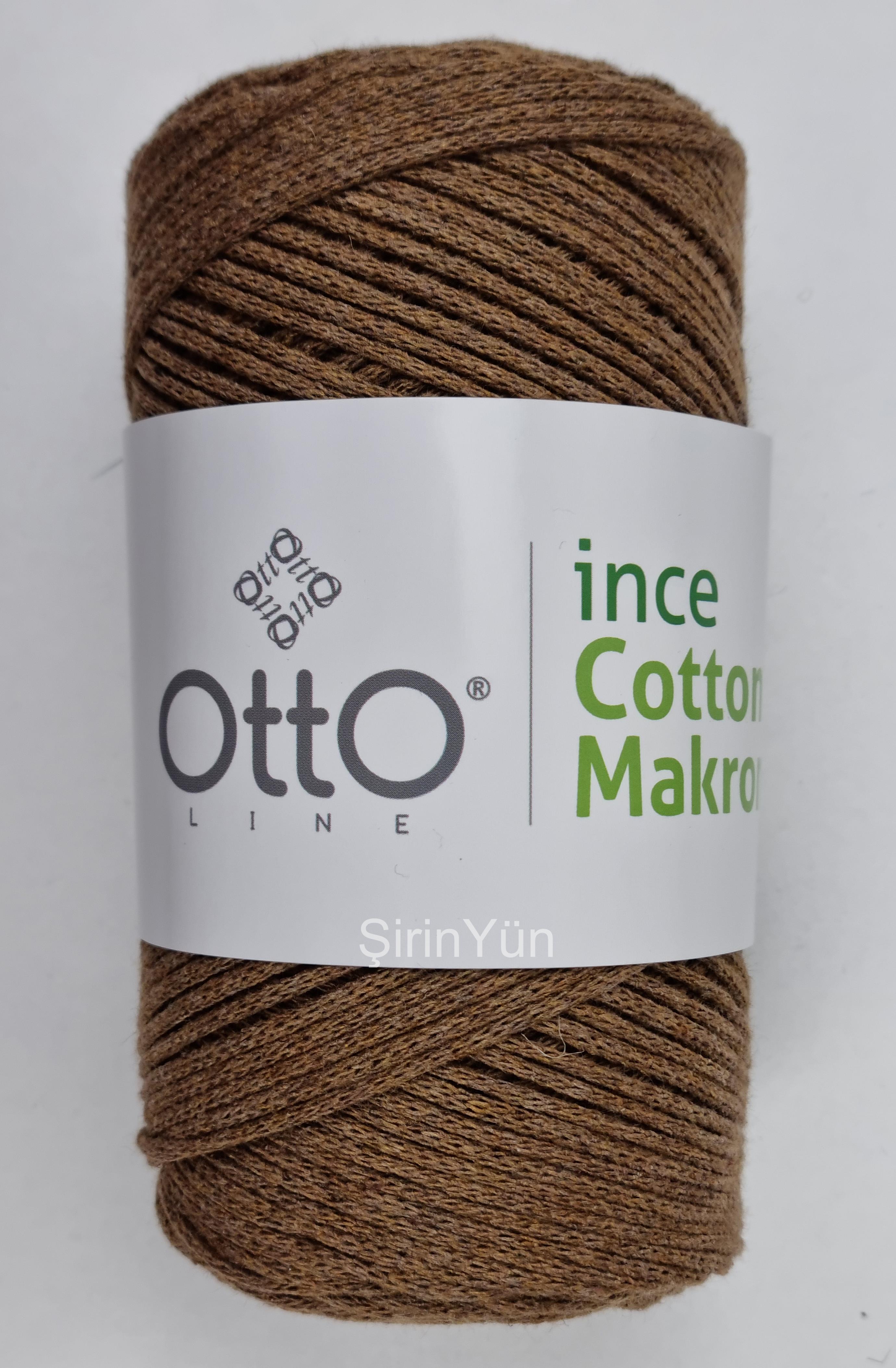 Otto İnce Cotton (Pamuk) Makrome Kahverengi