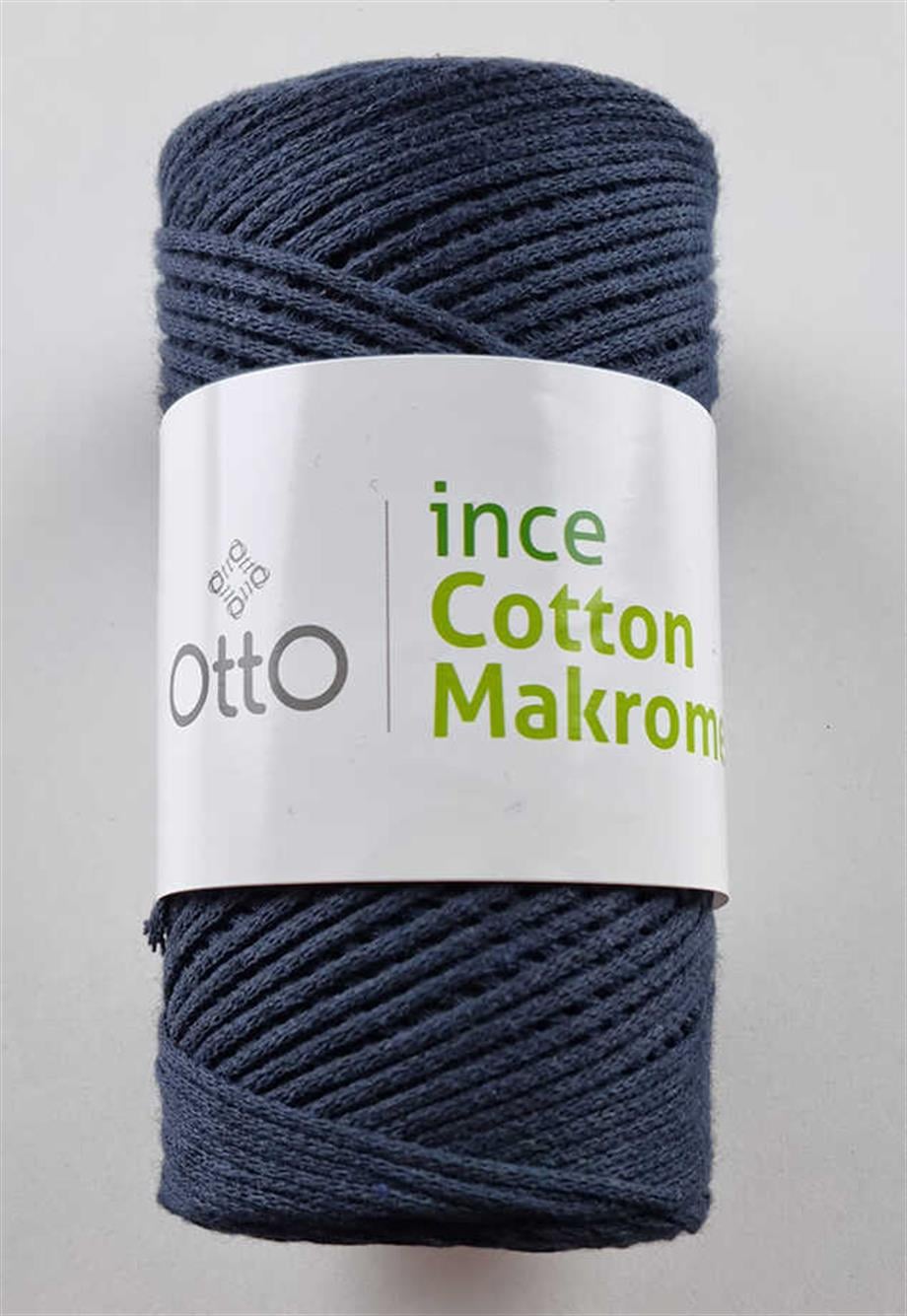 Otto İnce Cotton (Pamuk) Makrome Koyu Lacivert