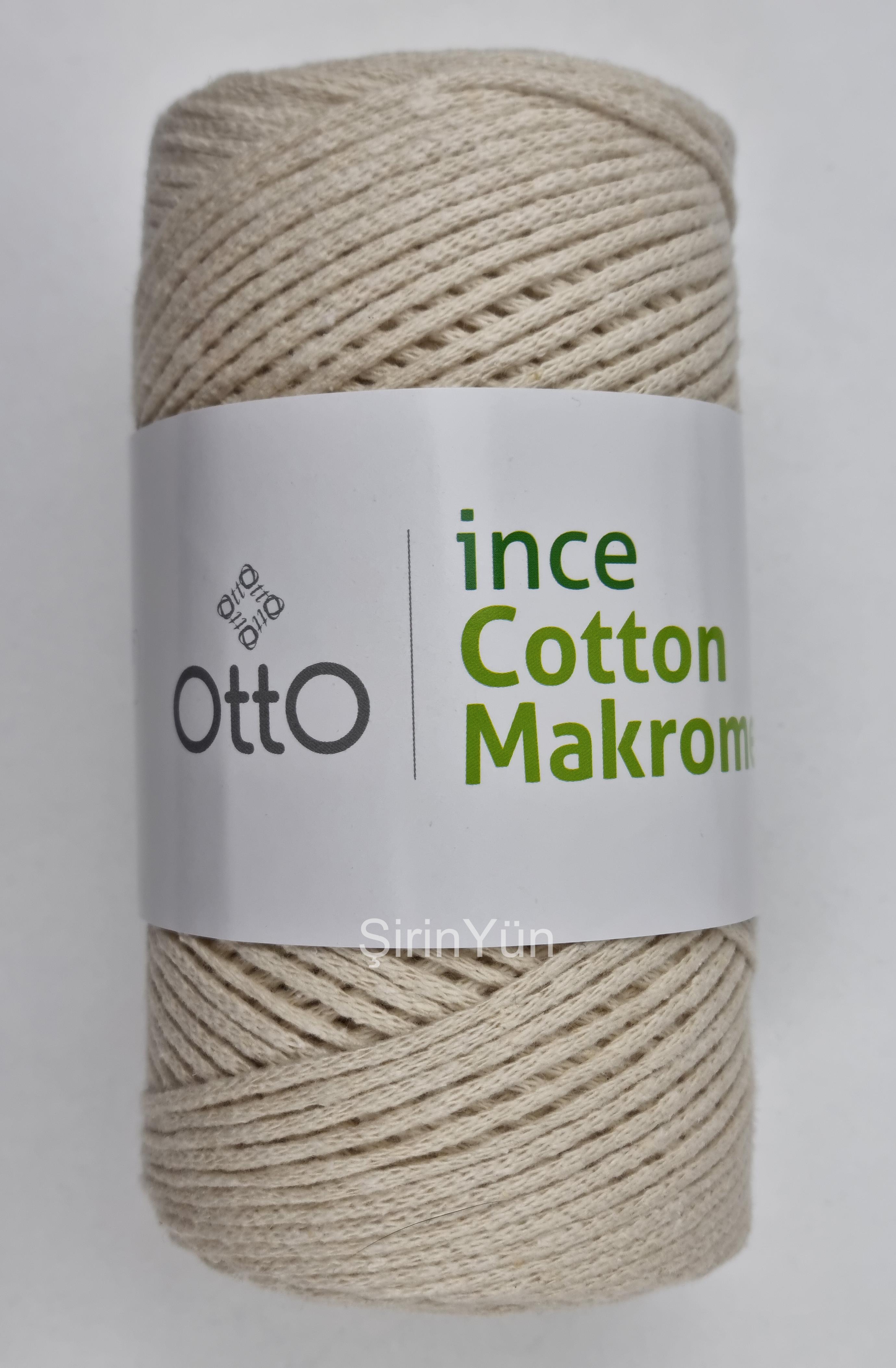 Otto İnce Cotton (Pamuk) Makrome Krem