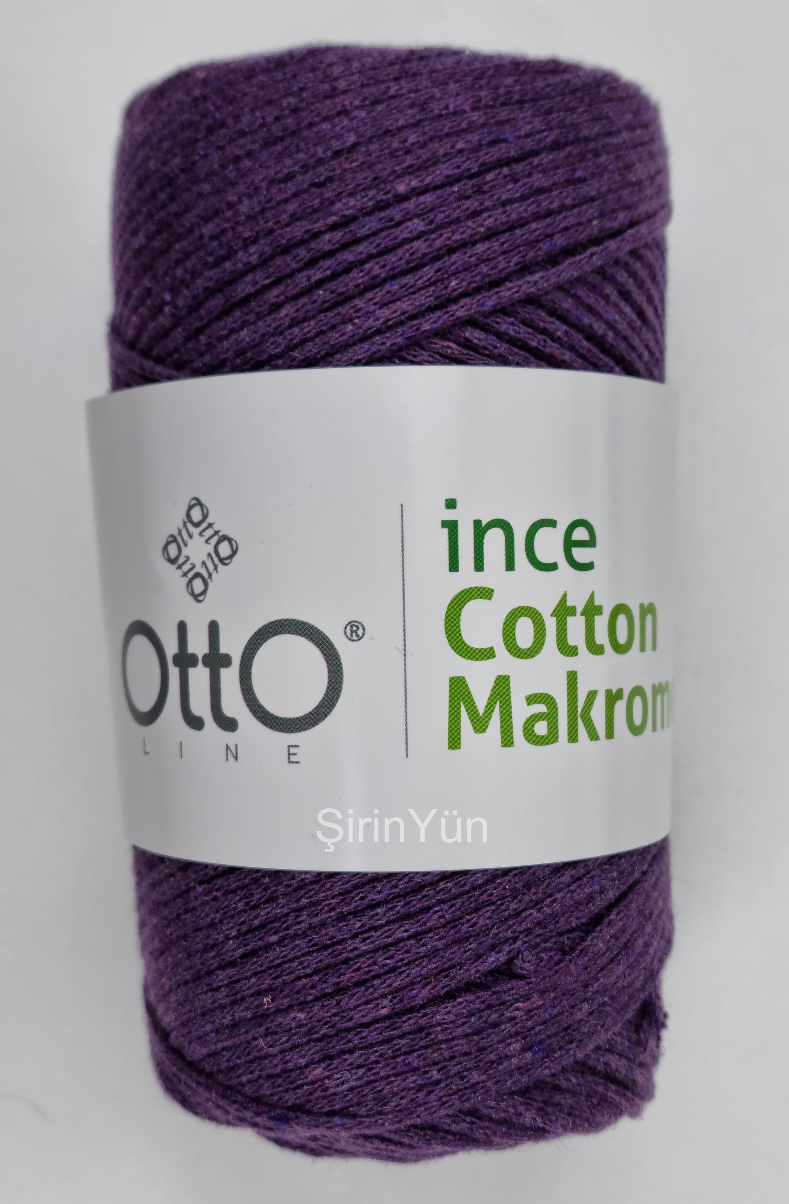 Otto İnce Cotton (Pamuk) Makrome Mor