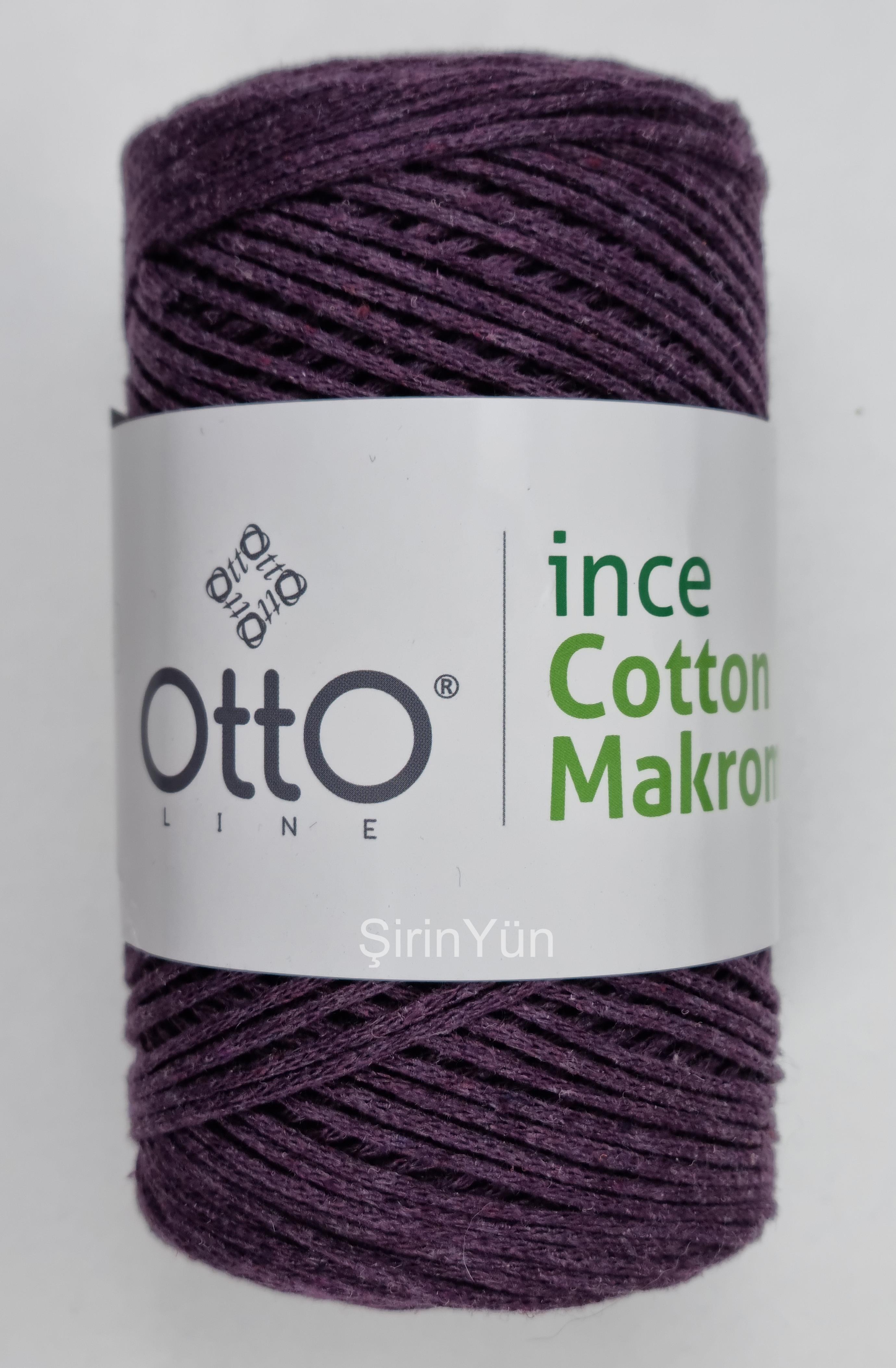 Otto İnce Cotton (Pamuk) Makrome Mürdüm