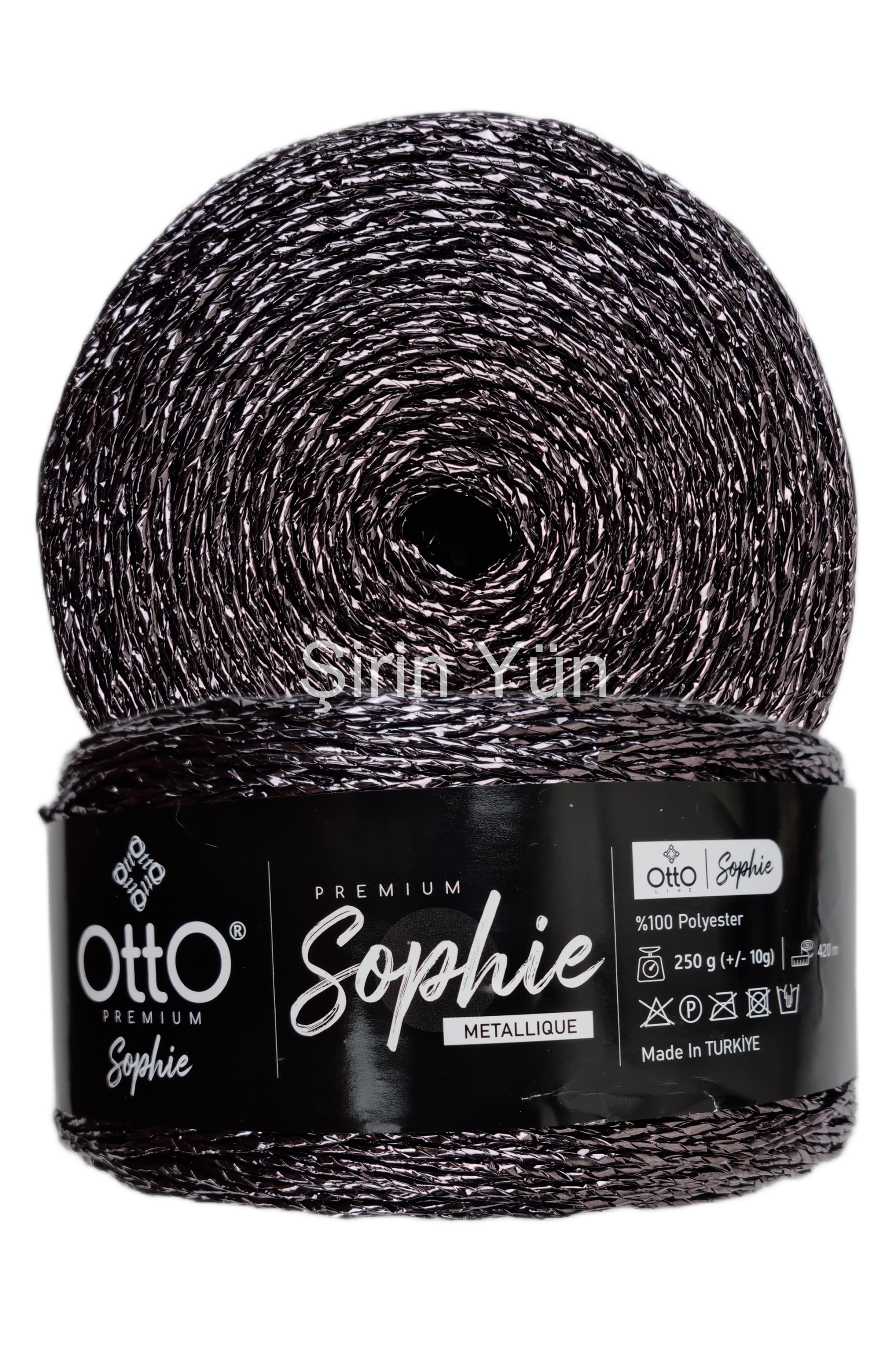 Otto Premium Sophie Metallique Metalik Kağıt İp Koyu Mürdüm (1 Adet)