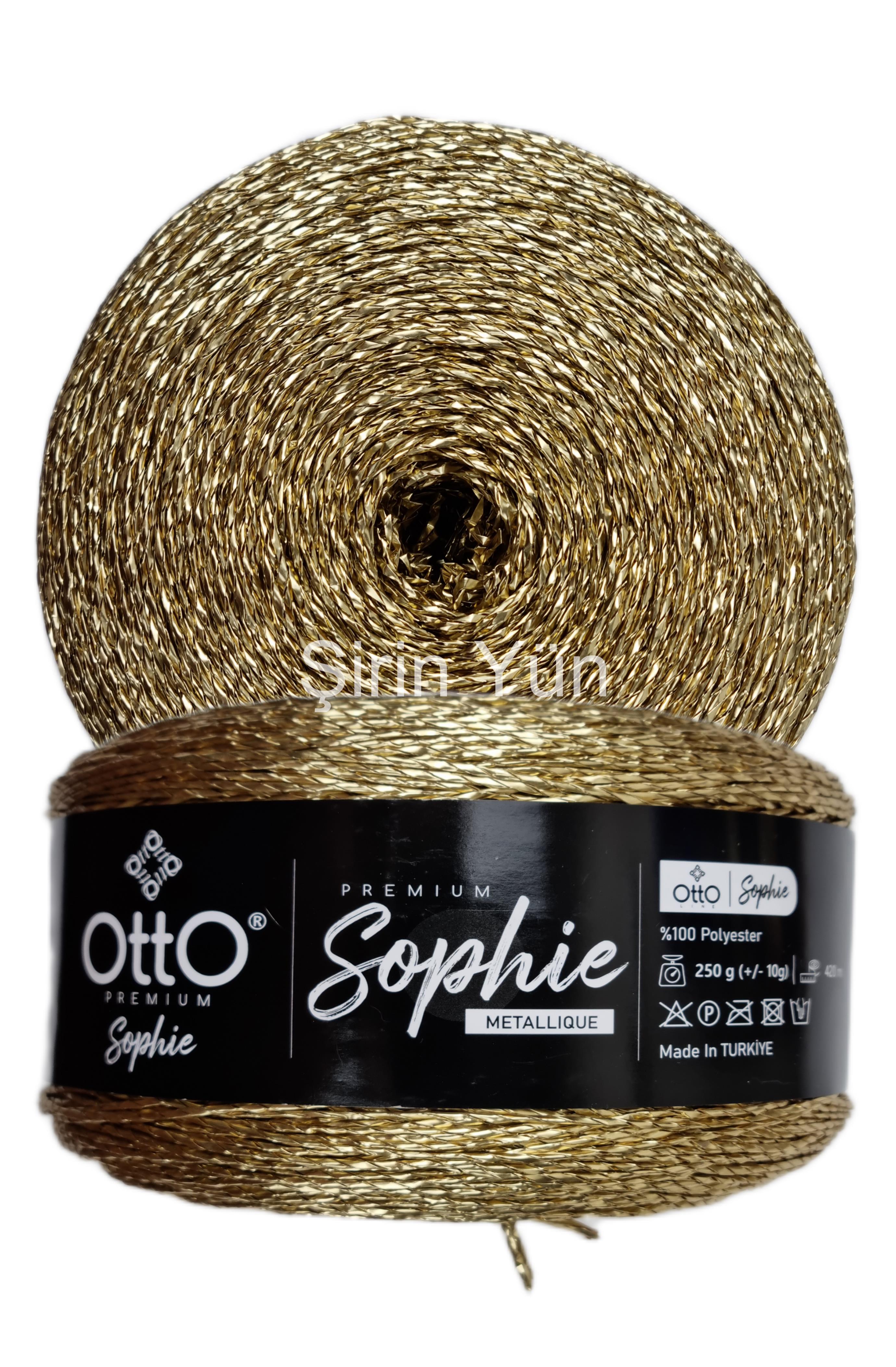 Otto Premium Sophie Metallique Metalik Kağıt İp Altın (1 Adet)