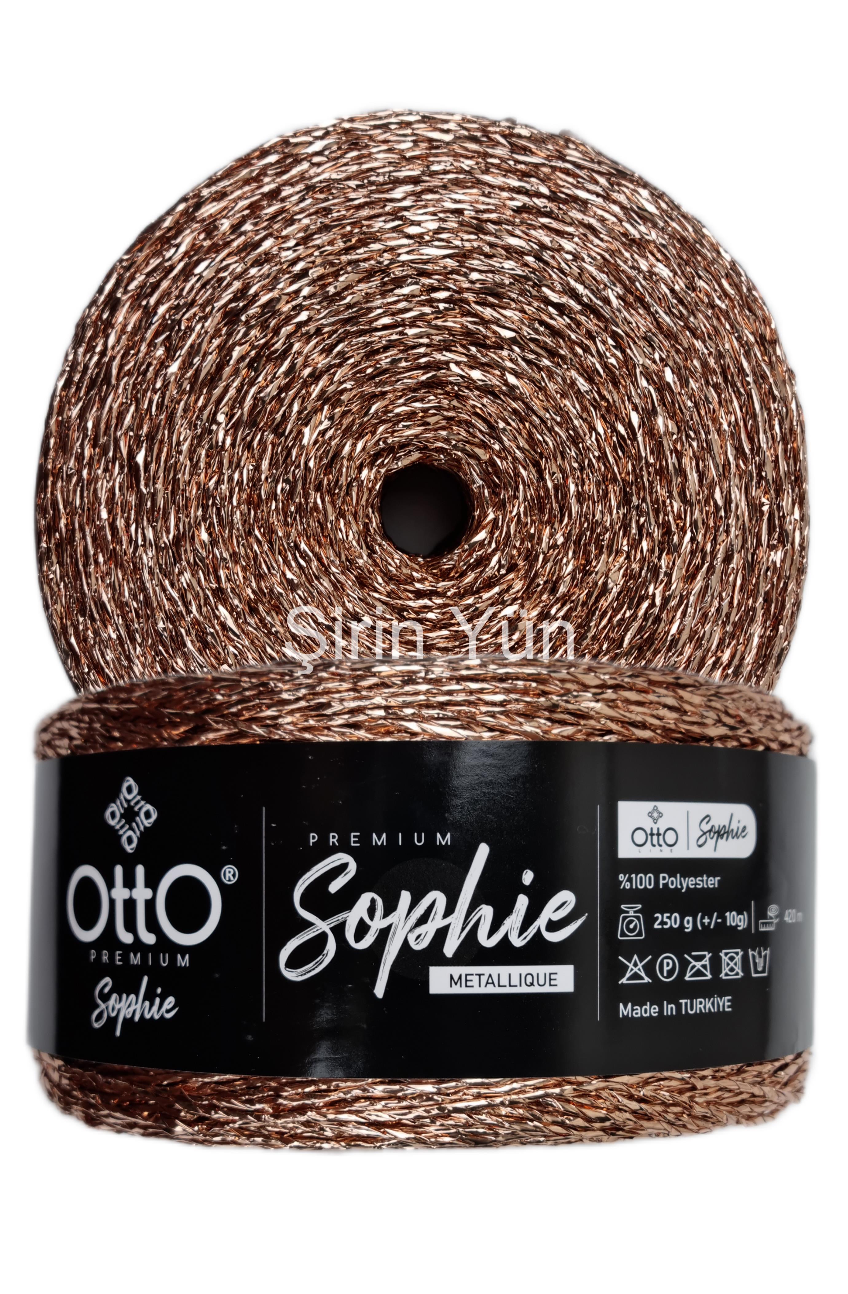 Otto Premium Sophie Metallique Metalik Kağıt İp Açık Somon (1 Adet)