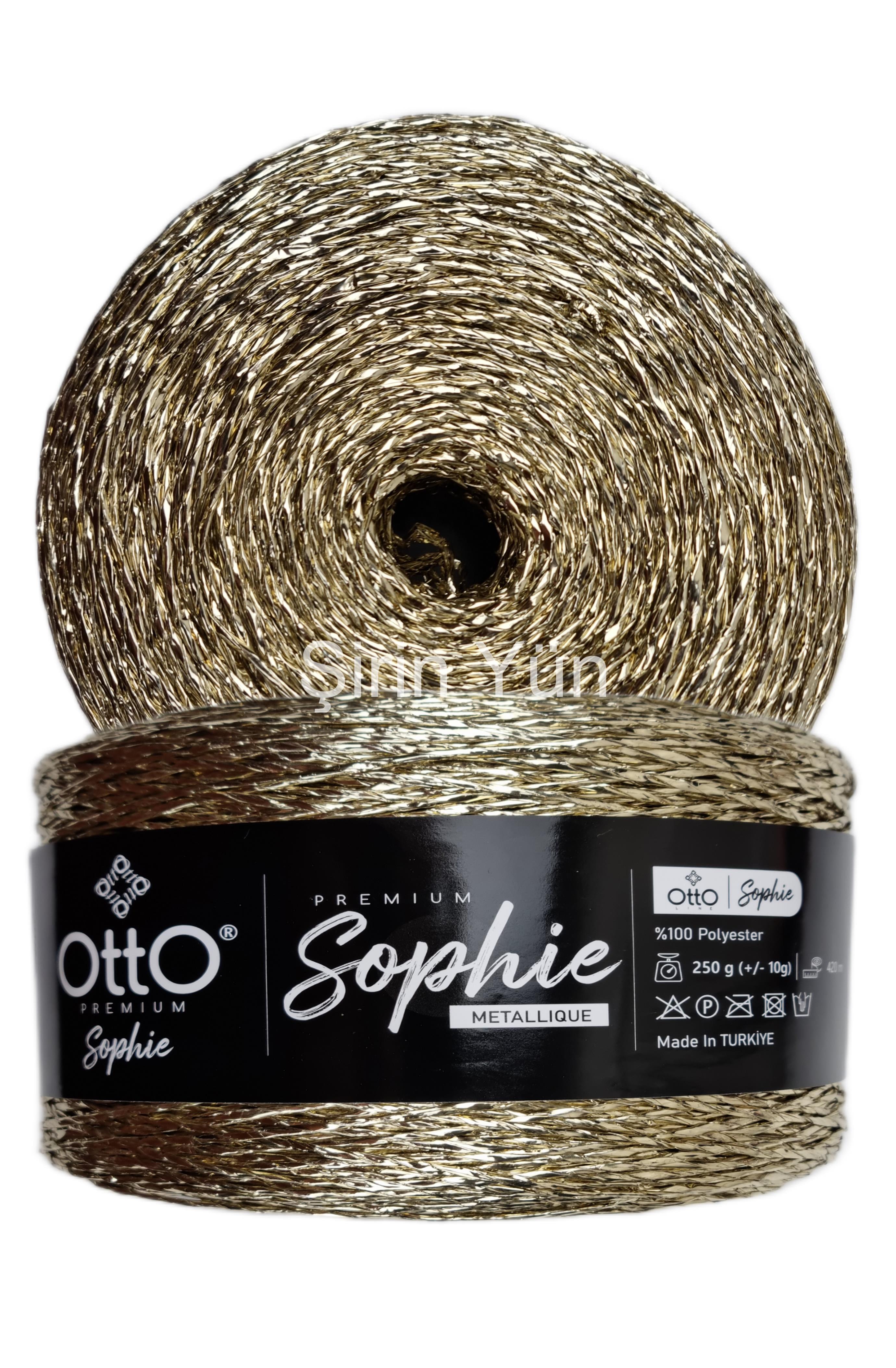 Otto Premium Sophie Metallique Metalik Kağıt İp Açık Altın (1 Adet)
