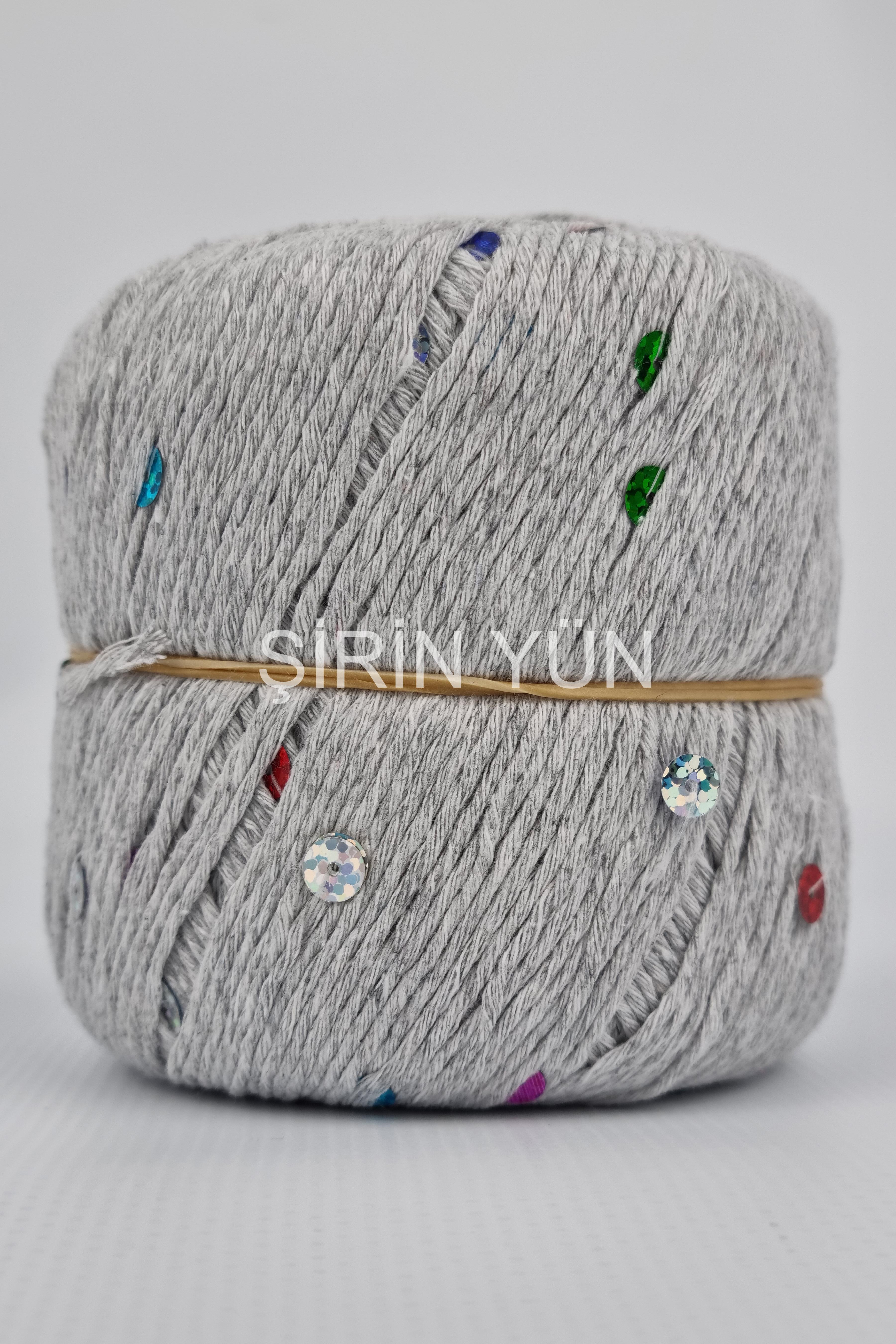 Pullu Örgü İpi 50 Gram 100 Metre Açık Gri 4105 