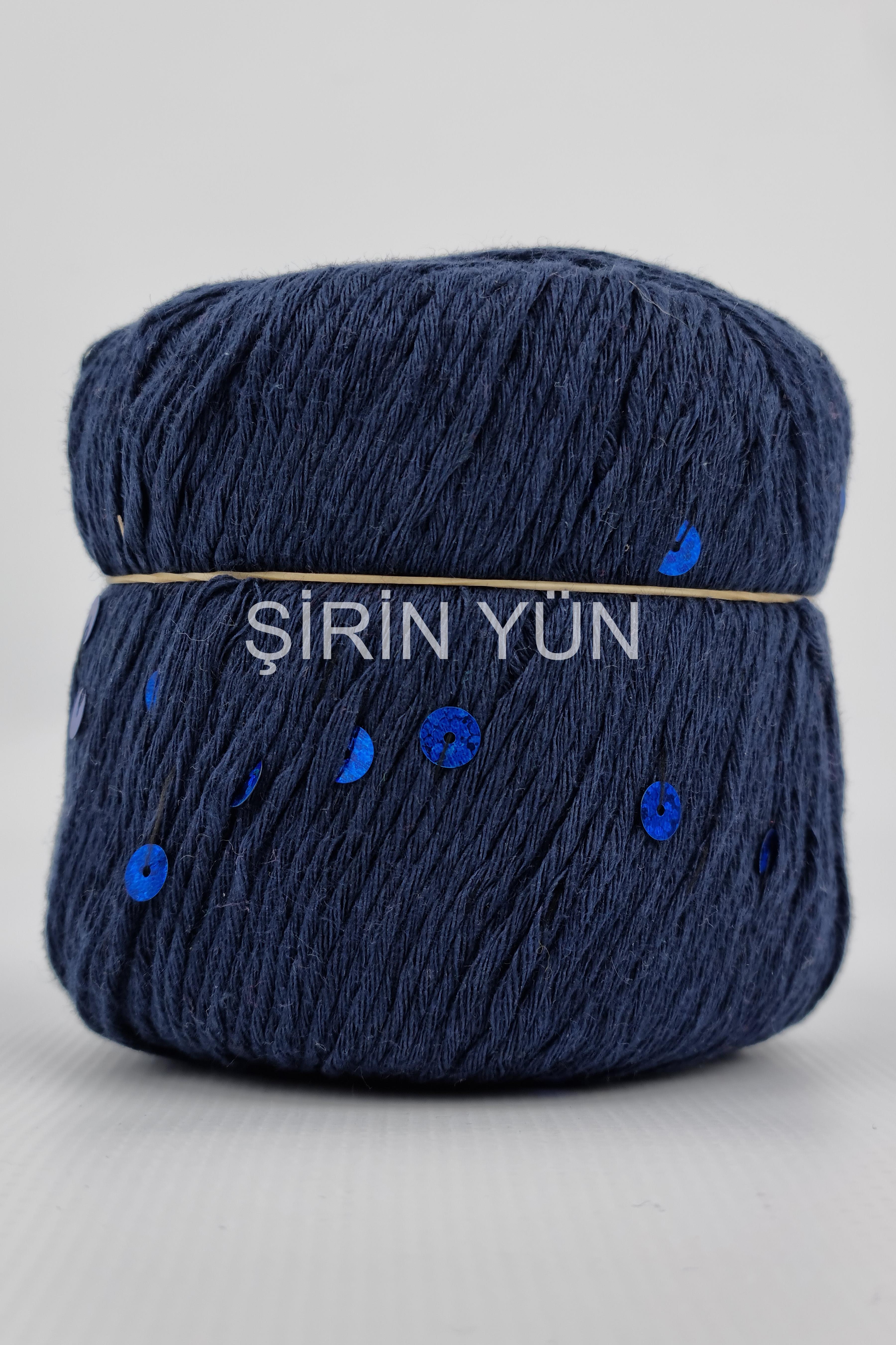 Pullu Örgü İpi 50 Gram 100 Metre Lacivert 3807