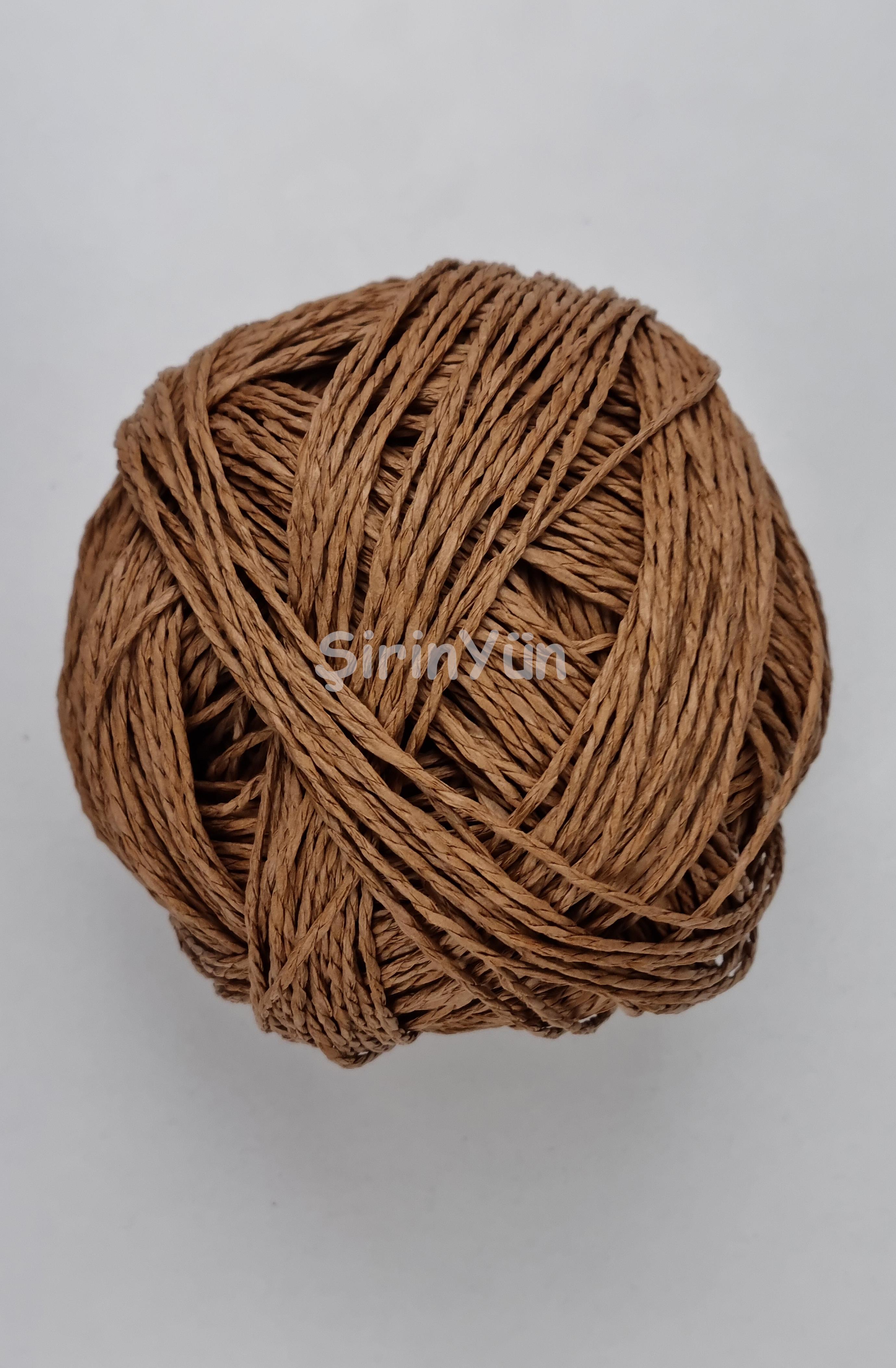 Sarılmış Kağıt İp 100 Gram Açık Kahve