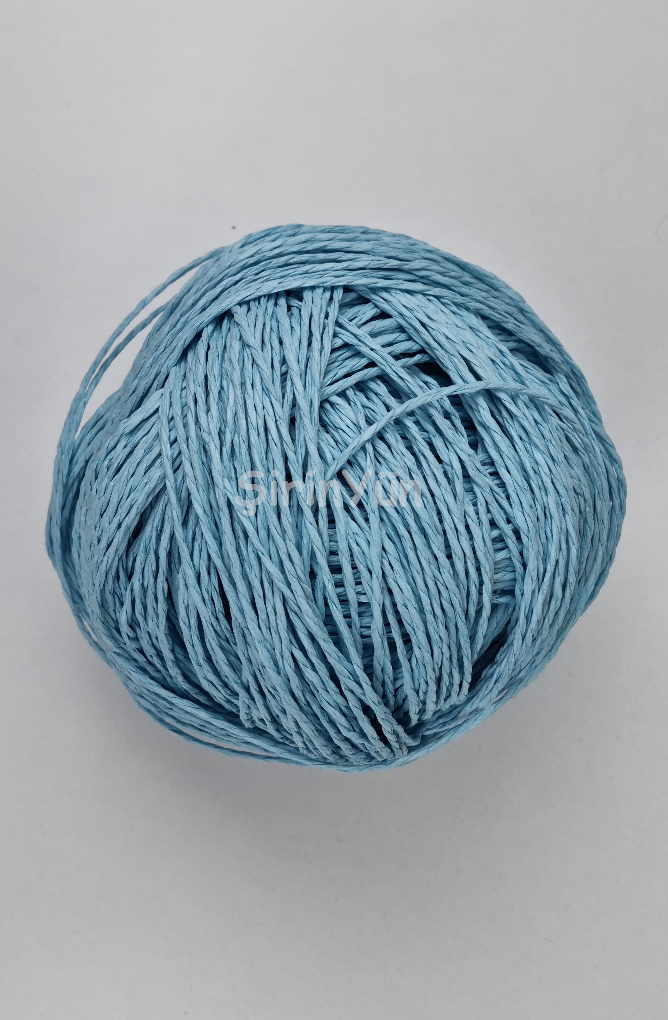 Sarılmış Kağıt İp 100 Gram Açık Mavi