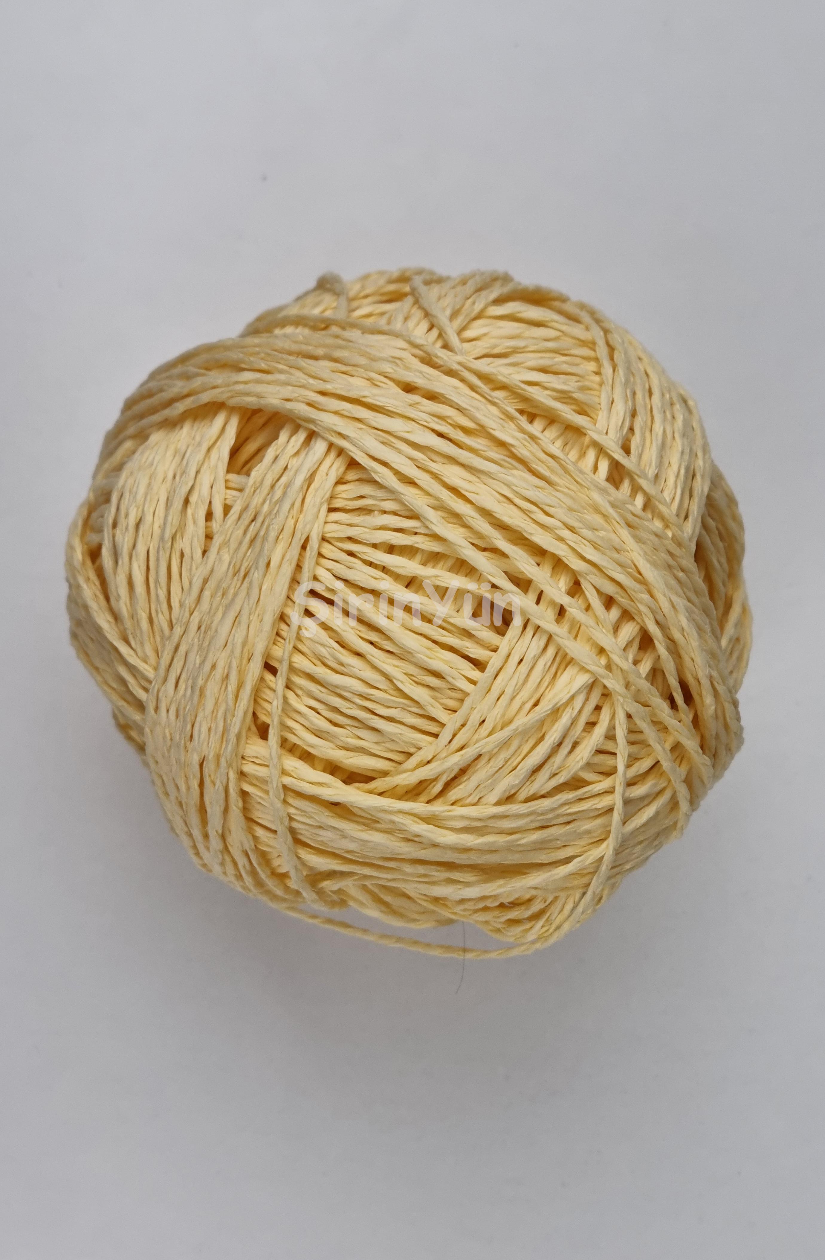 Sarılmış Kağıt İp 100 Gram Açık Sarı