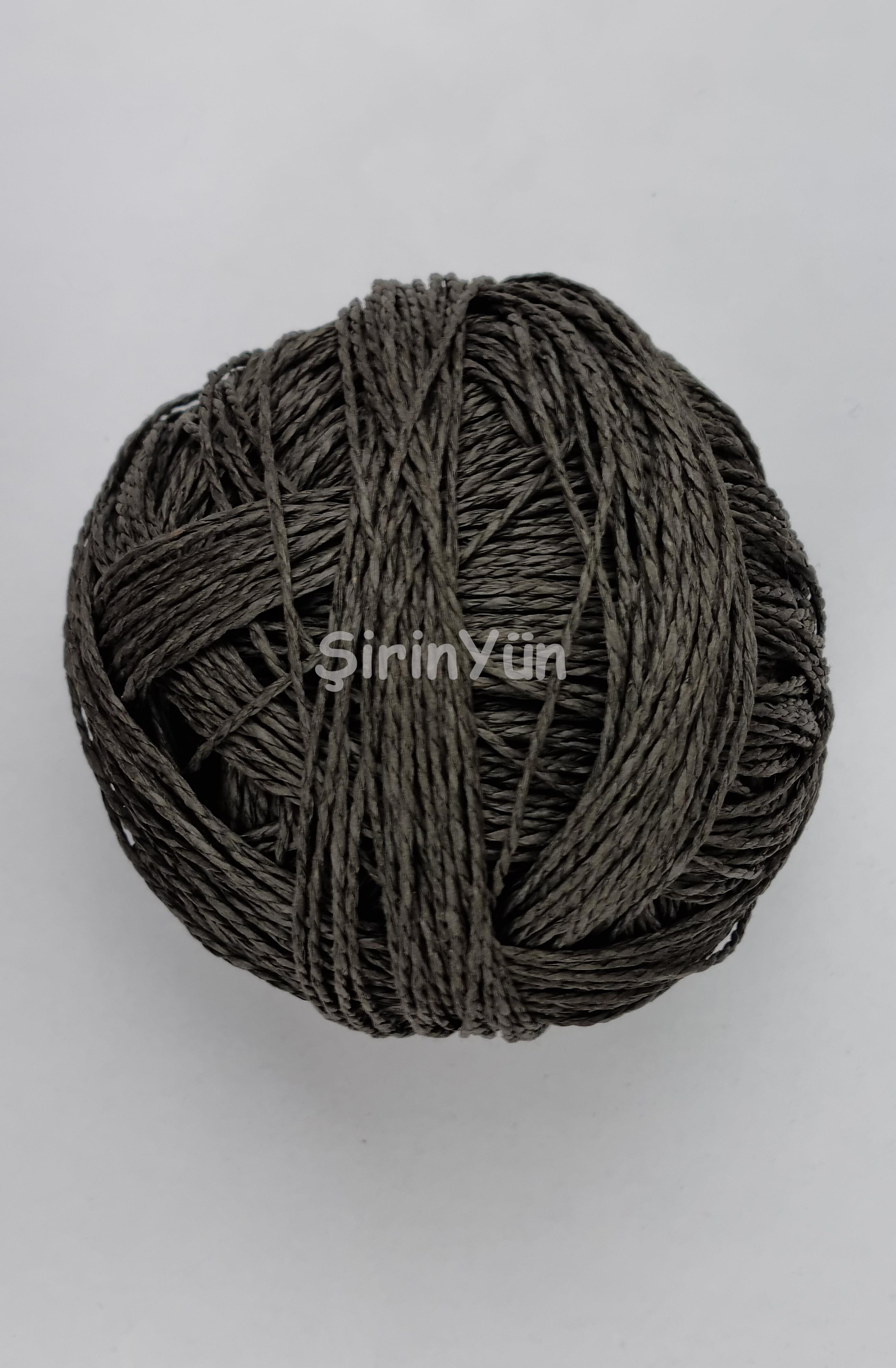 Sarılmış Kağıt İp 100 Gram Antrasit