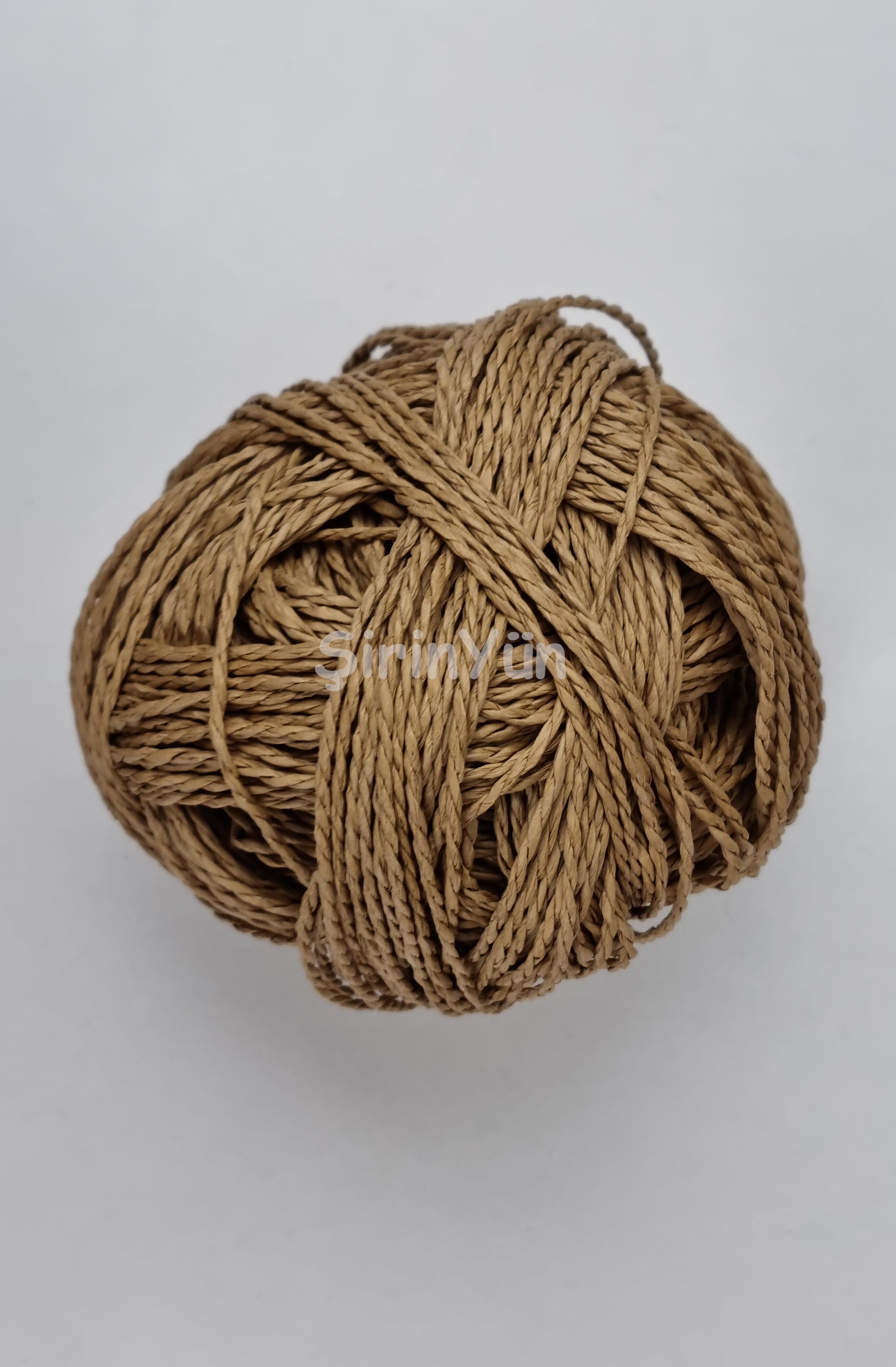 Sarılmış Kağıt İp 100 Gram Bej