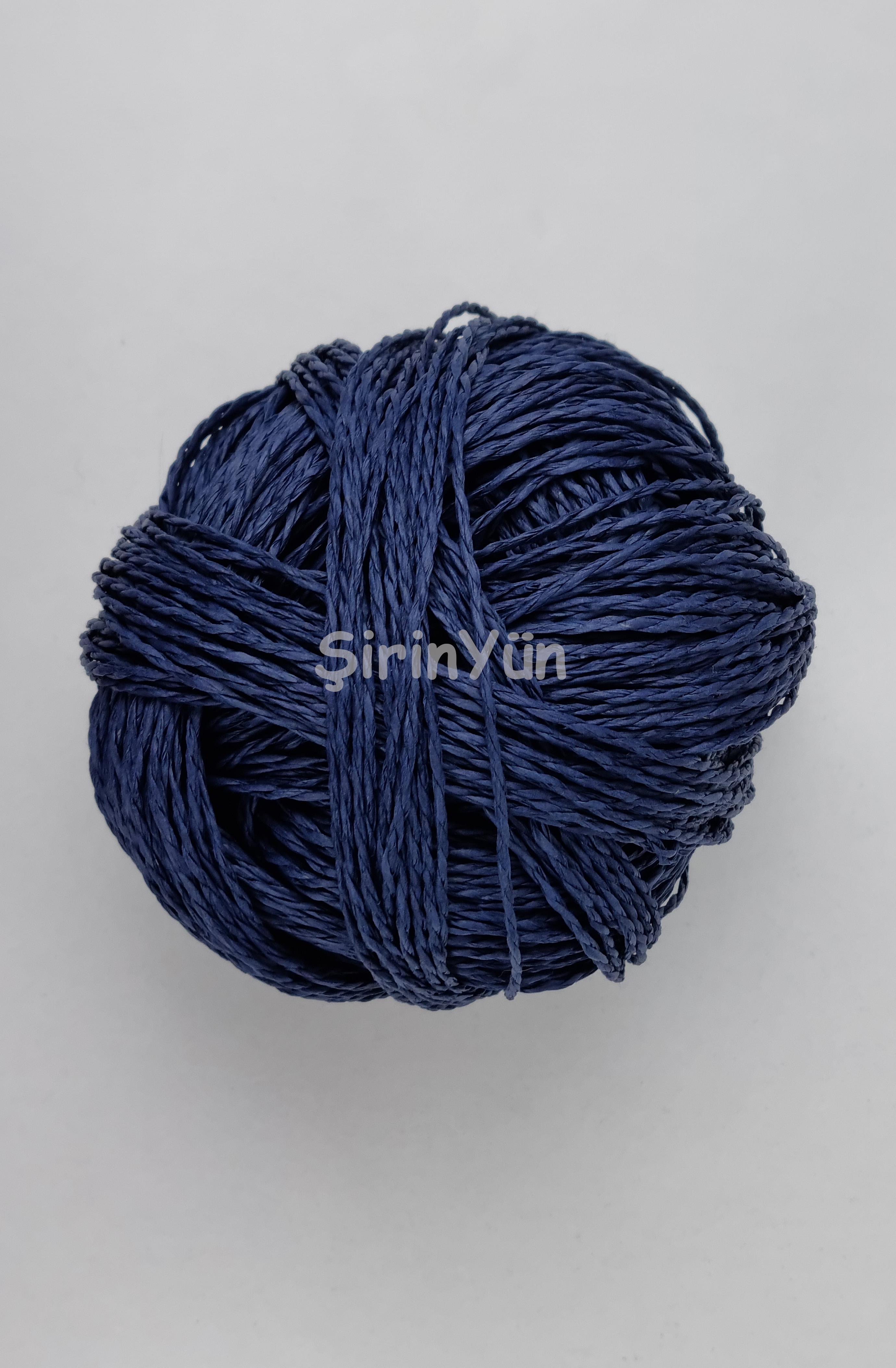Sarılmış Kağıt İp 100 Gram Gece Mavisi