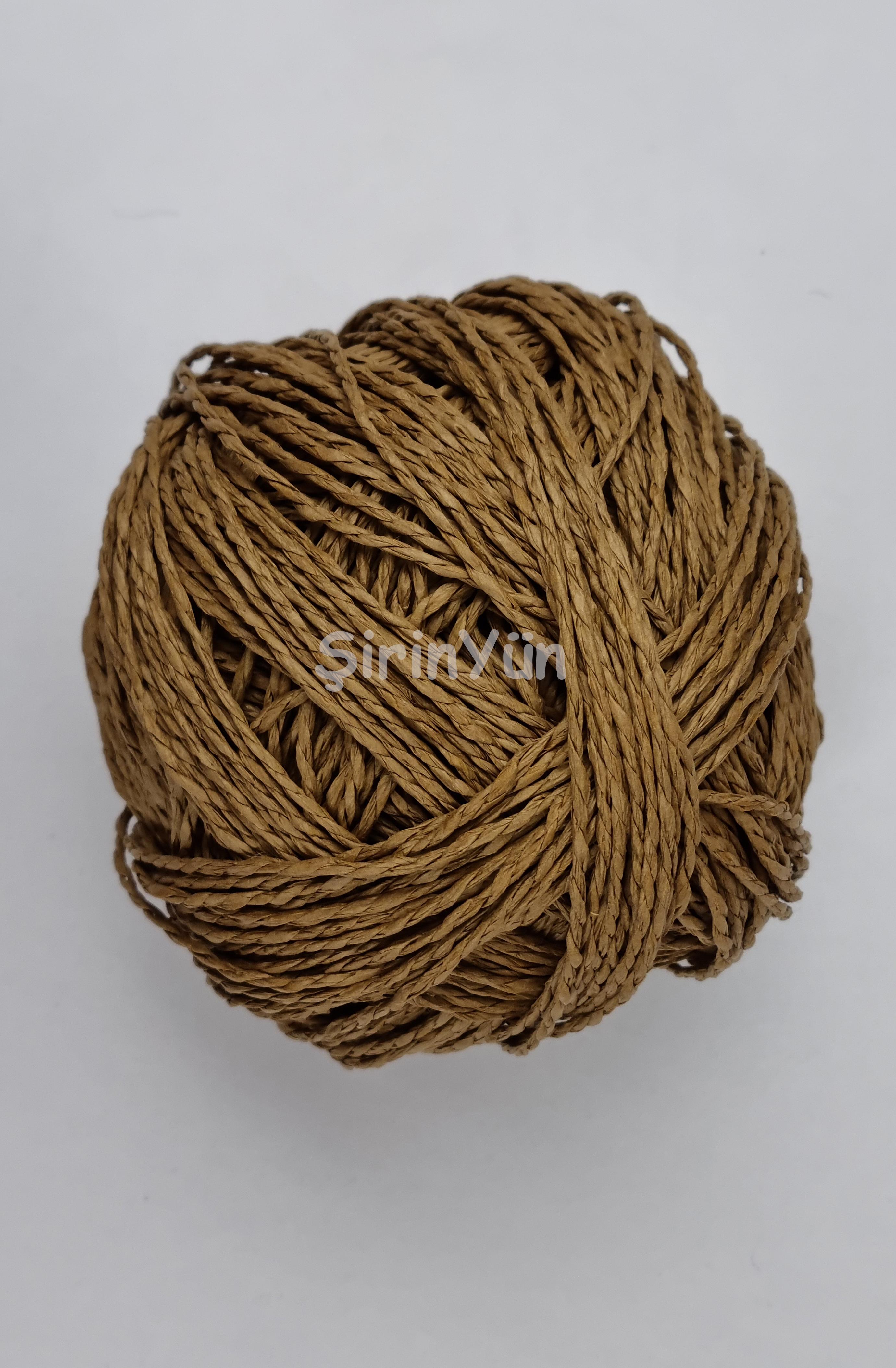 Sarılmış Kağıt İp 100 Gram Koyu Bej