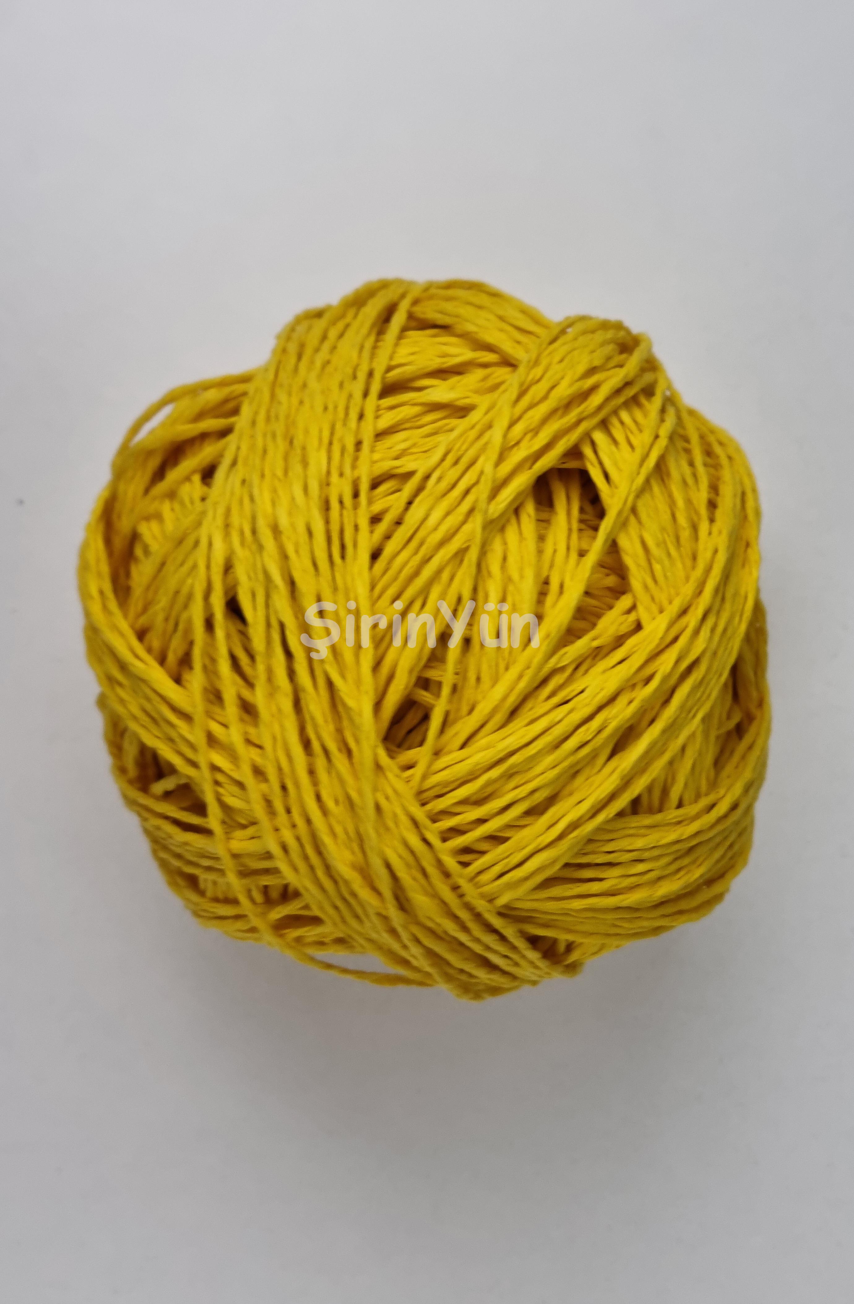 Sarılmış Kağıt İp 100 Gram Koyu Sarı