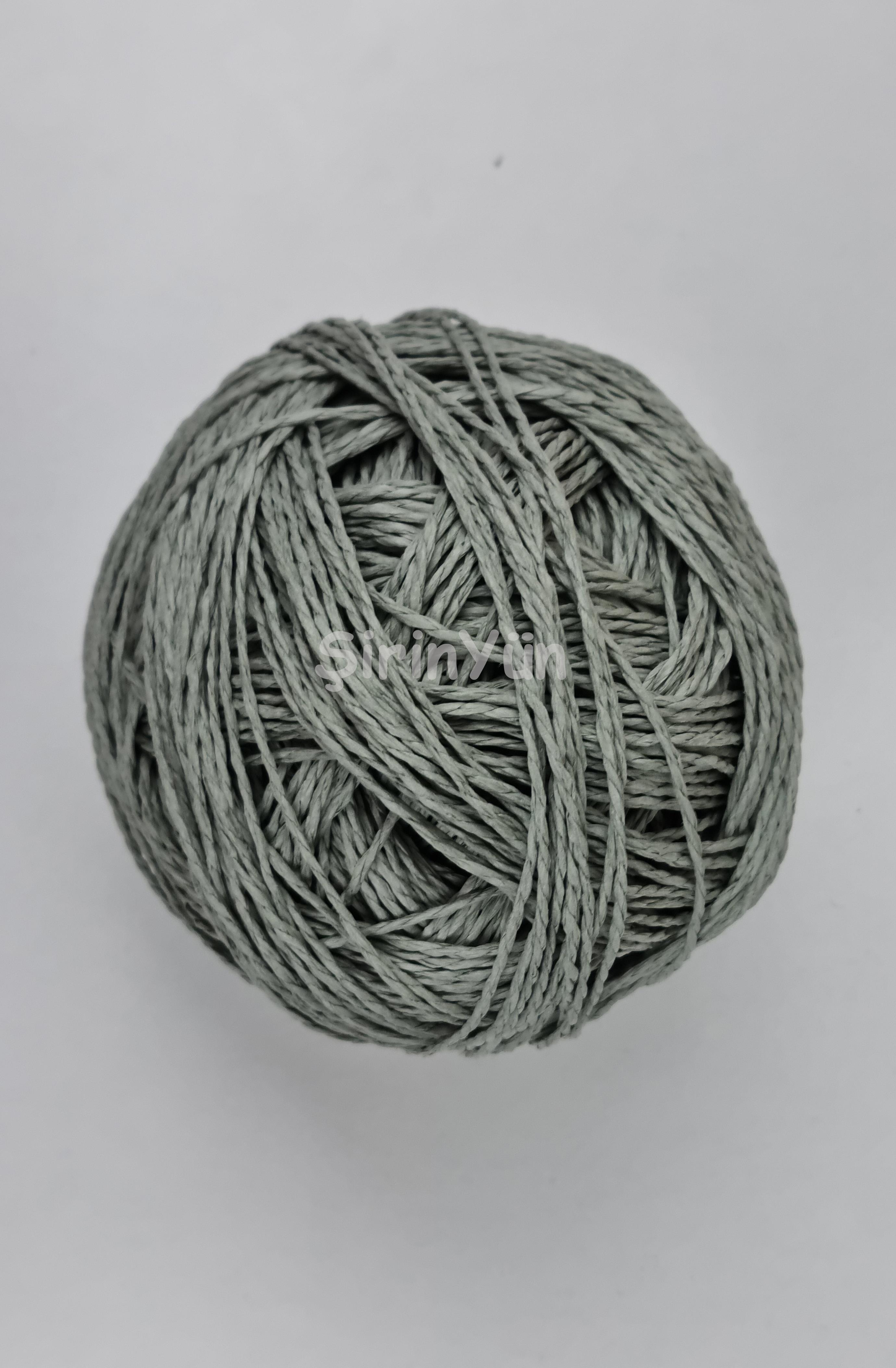 Sarılmış Kağıt İp 100 Gram Neft Yeşili