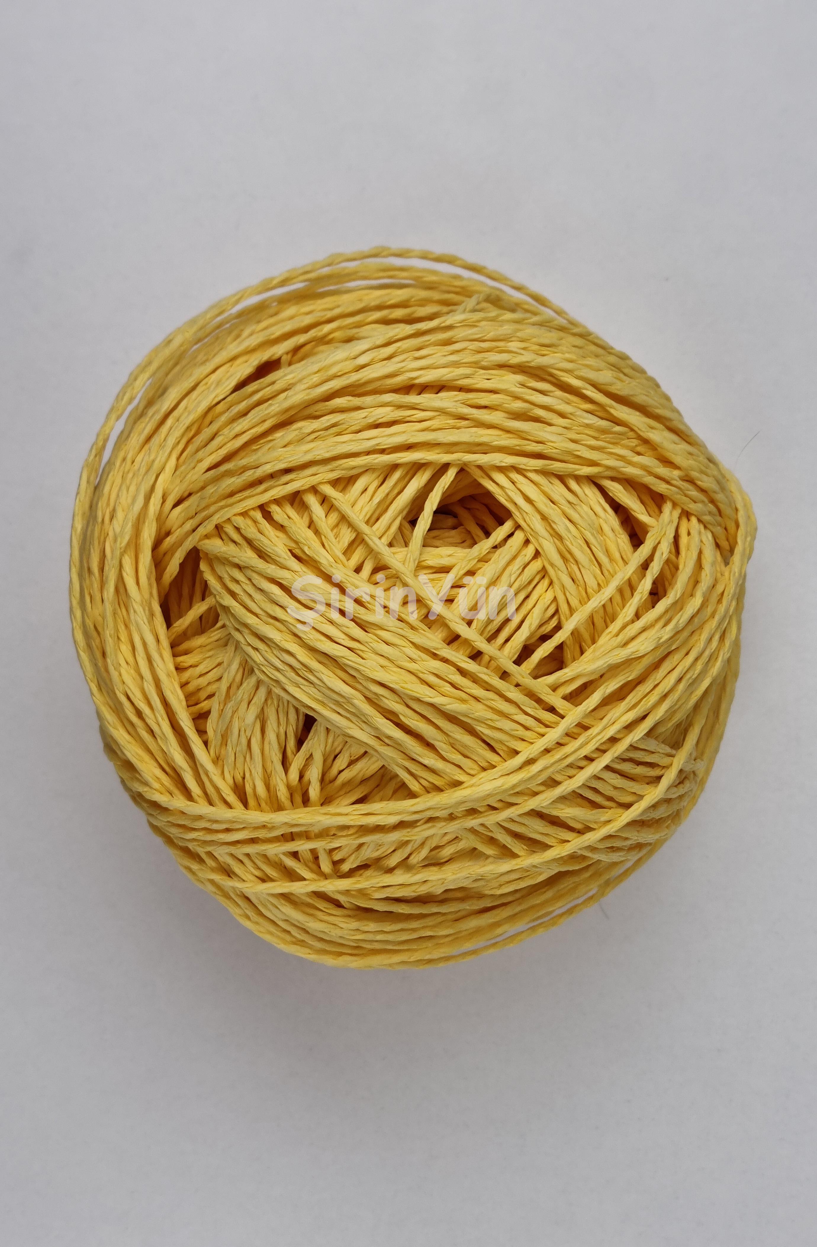 Sarılmış Kağıt İp 100 Gram Sarı