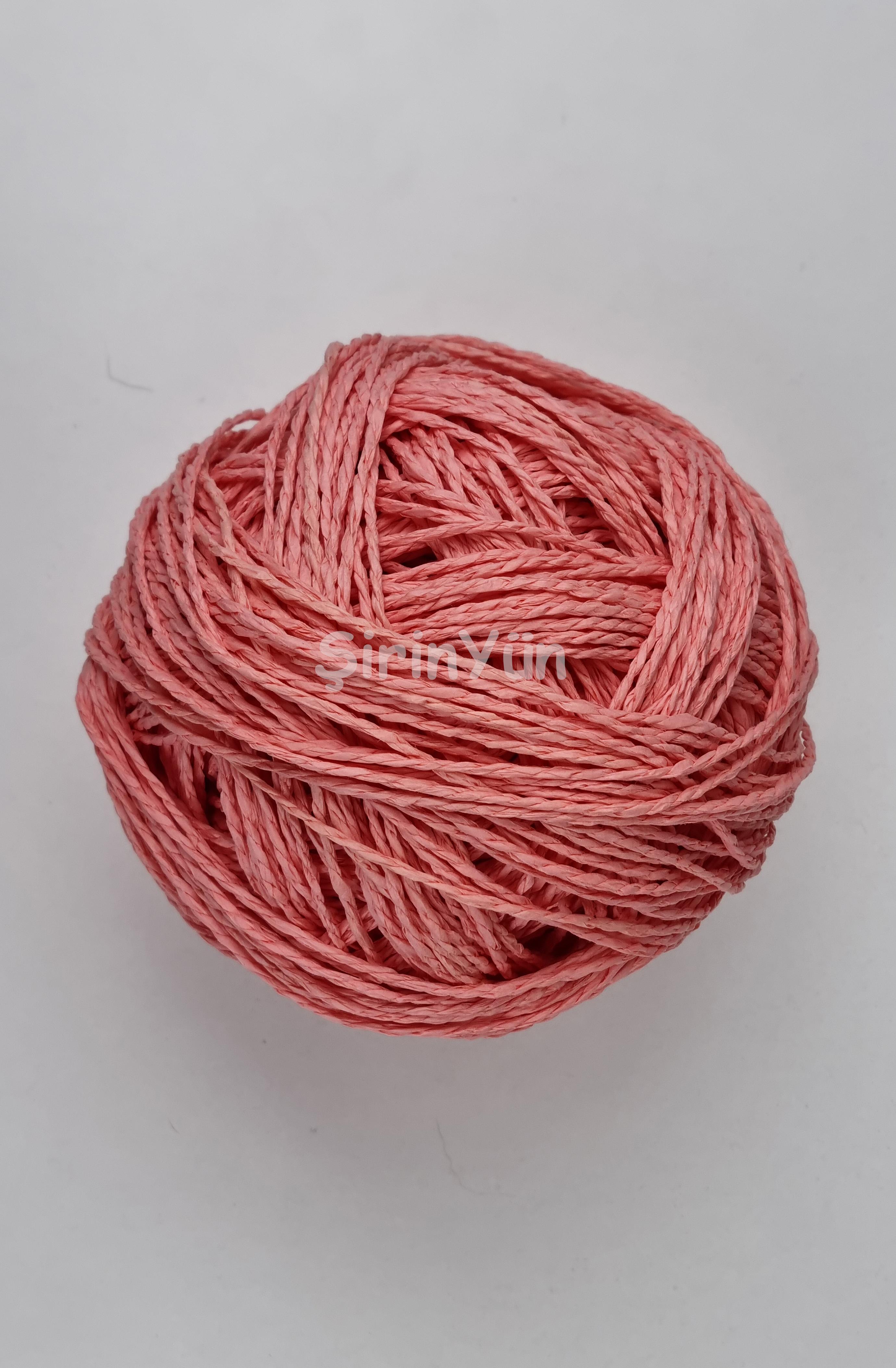Sarılmış Kağıt İp 100 Gram Şeker Pembe