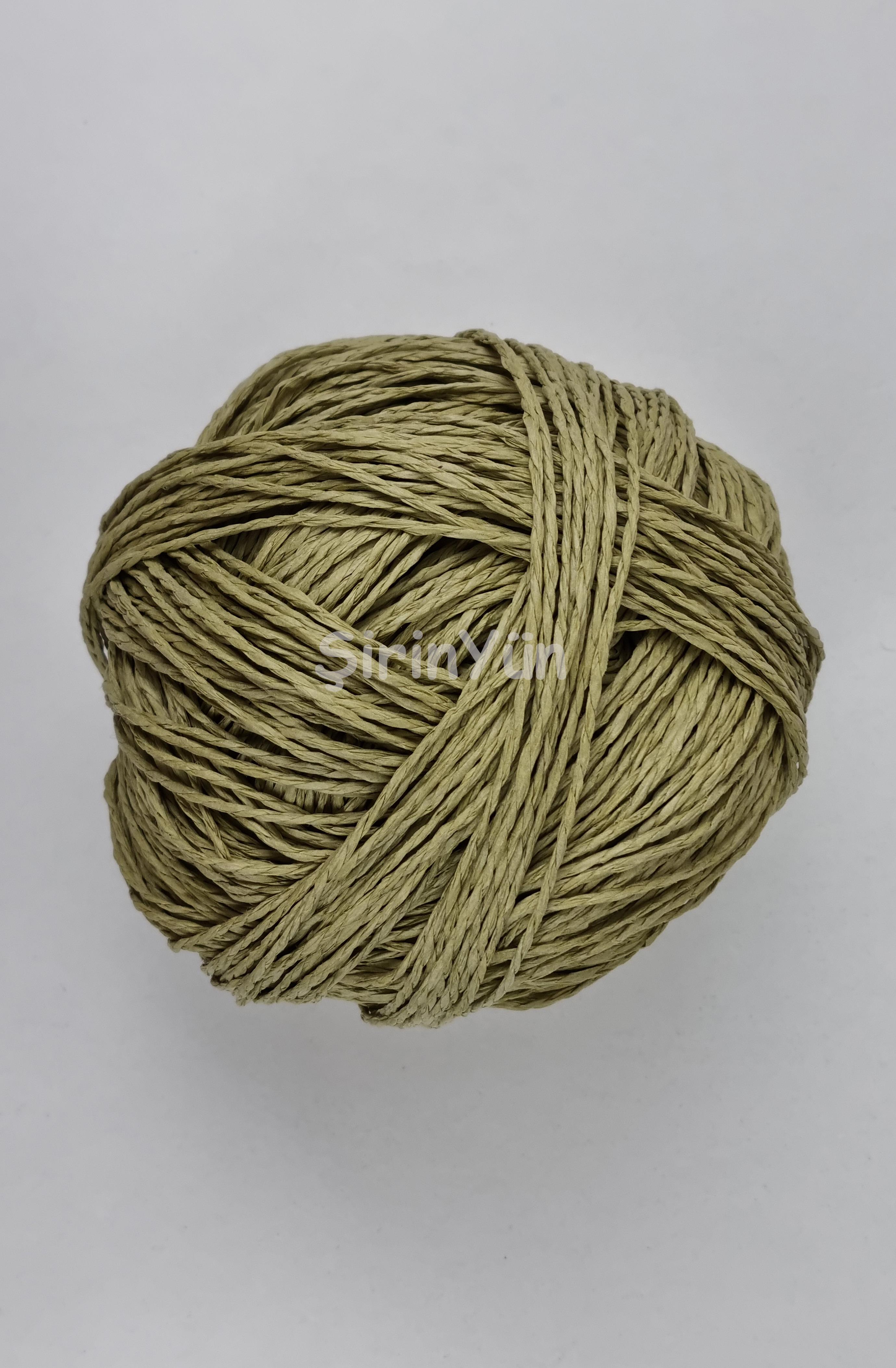 Sarılmış Kağıt İp 100 Gram Soluk Yeşil