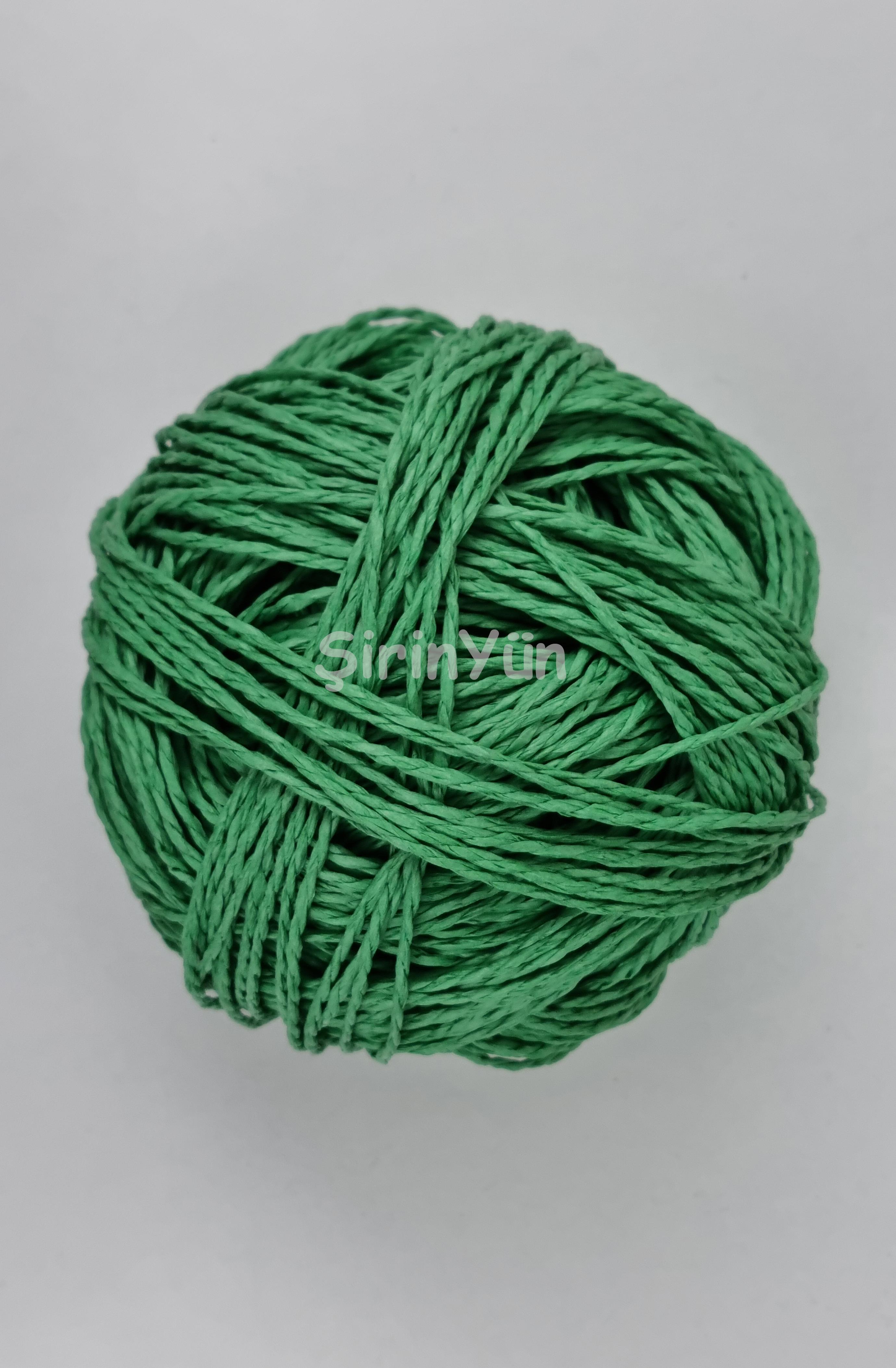 Sarılmış Kağıt İp 100 Gram Yeşim