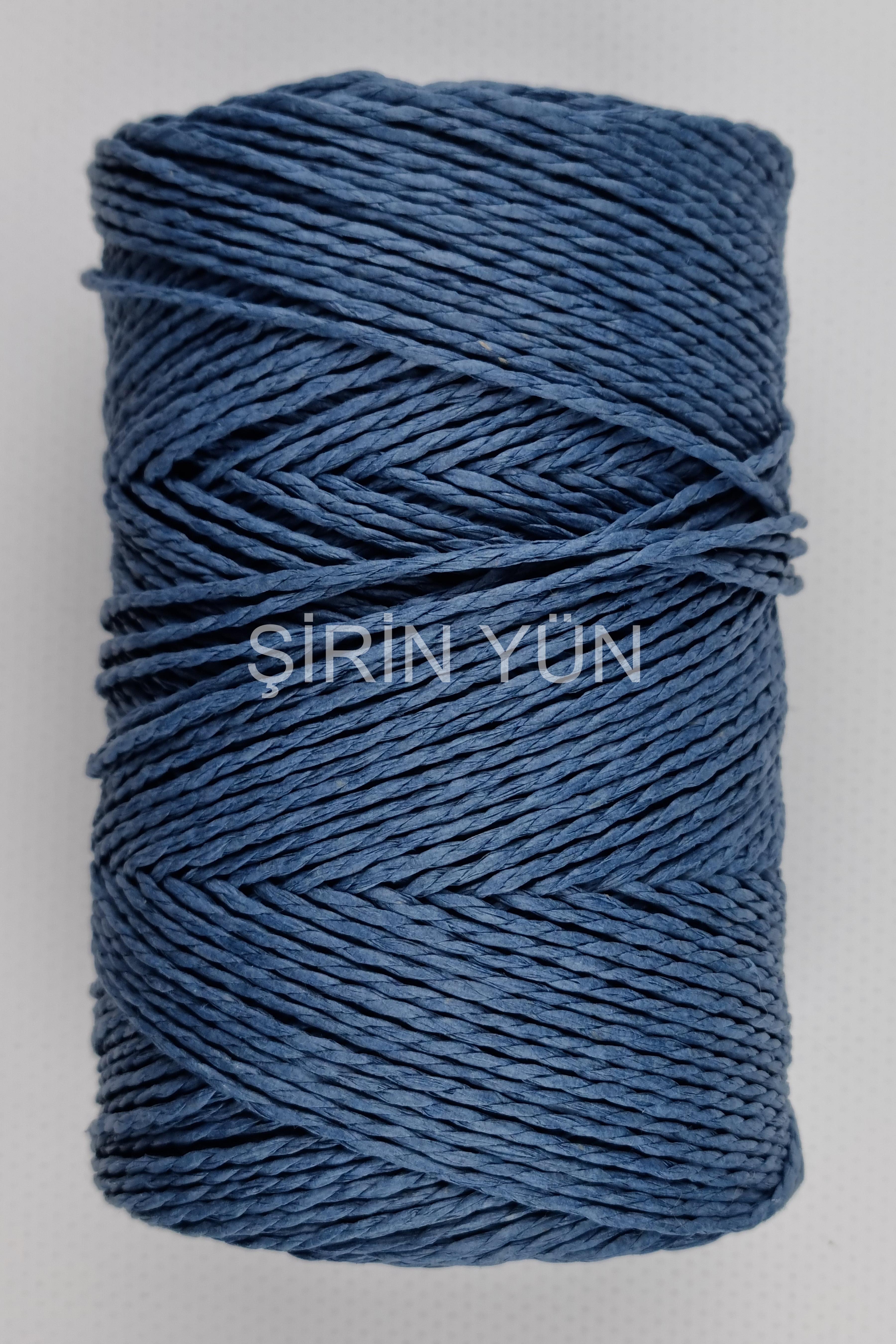 Sarılmış Kağıt İp 200 Gram 240 Metre Denim 67
