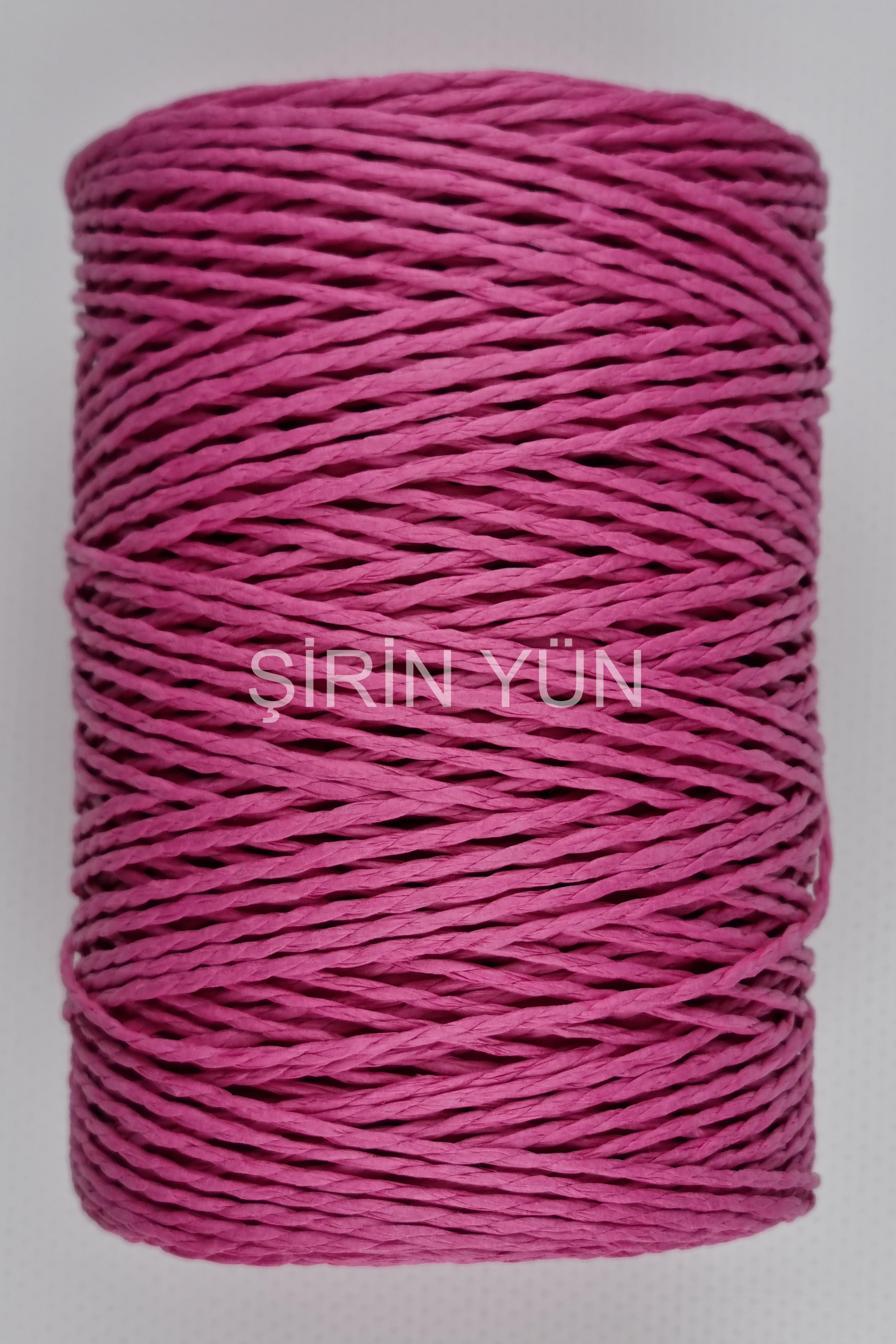 Sarılmış Kağıt İp 200 Gram 240 Metre Pembe 75