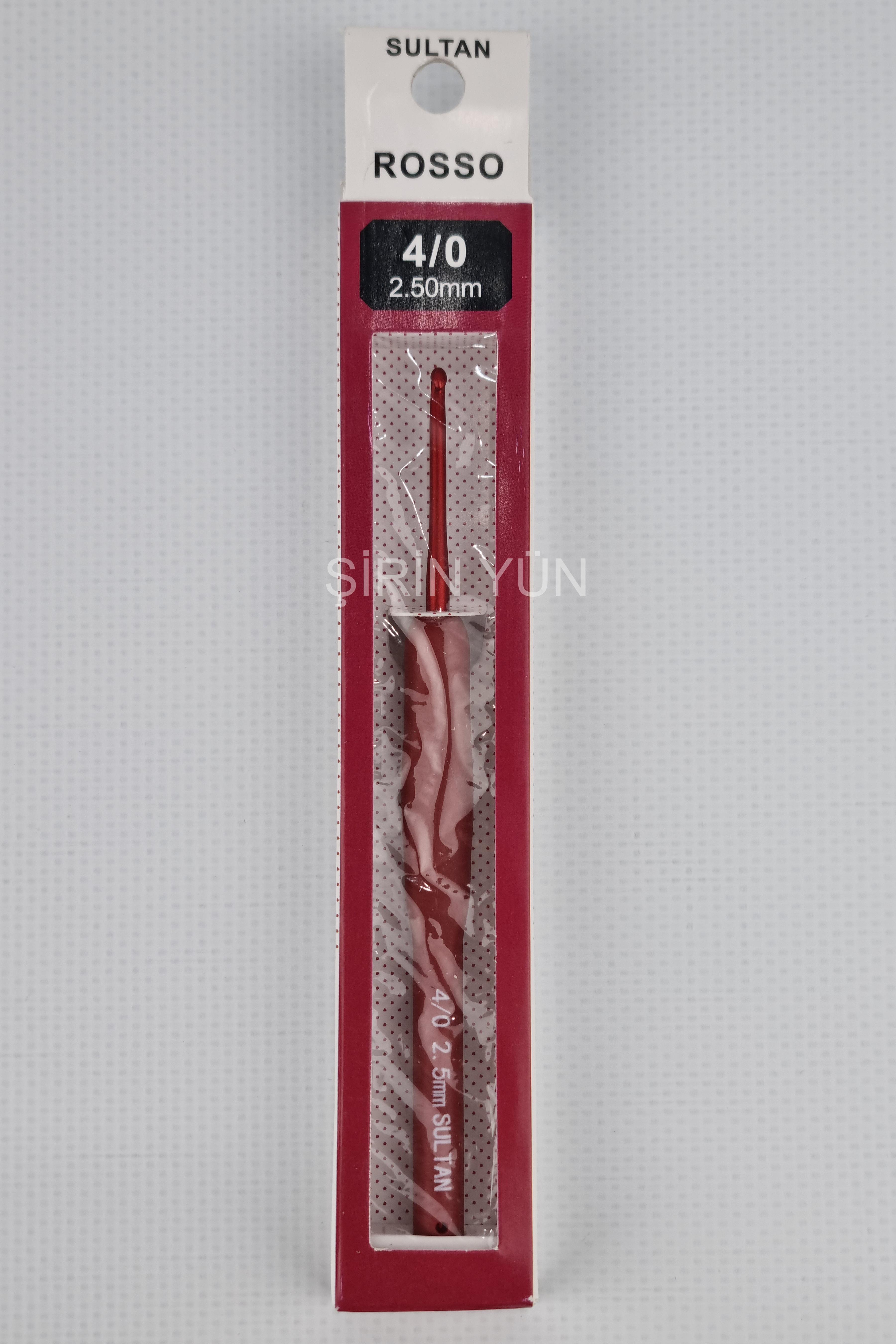 Sultan Rosso Yumuşak Saplı Örgü Tığı 2.5 mm