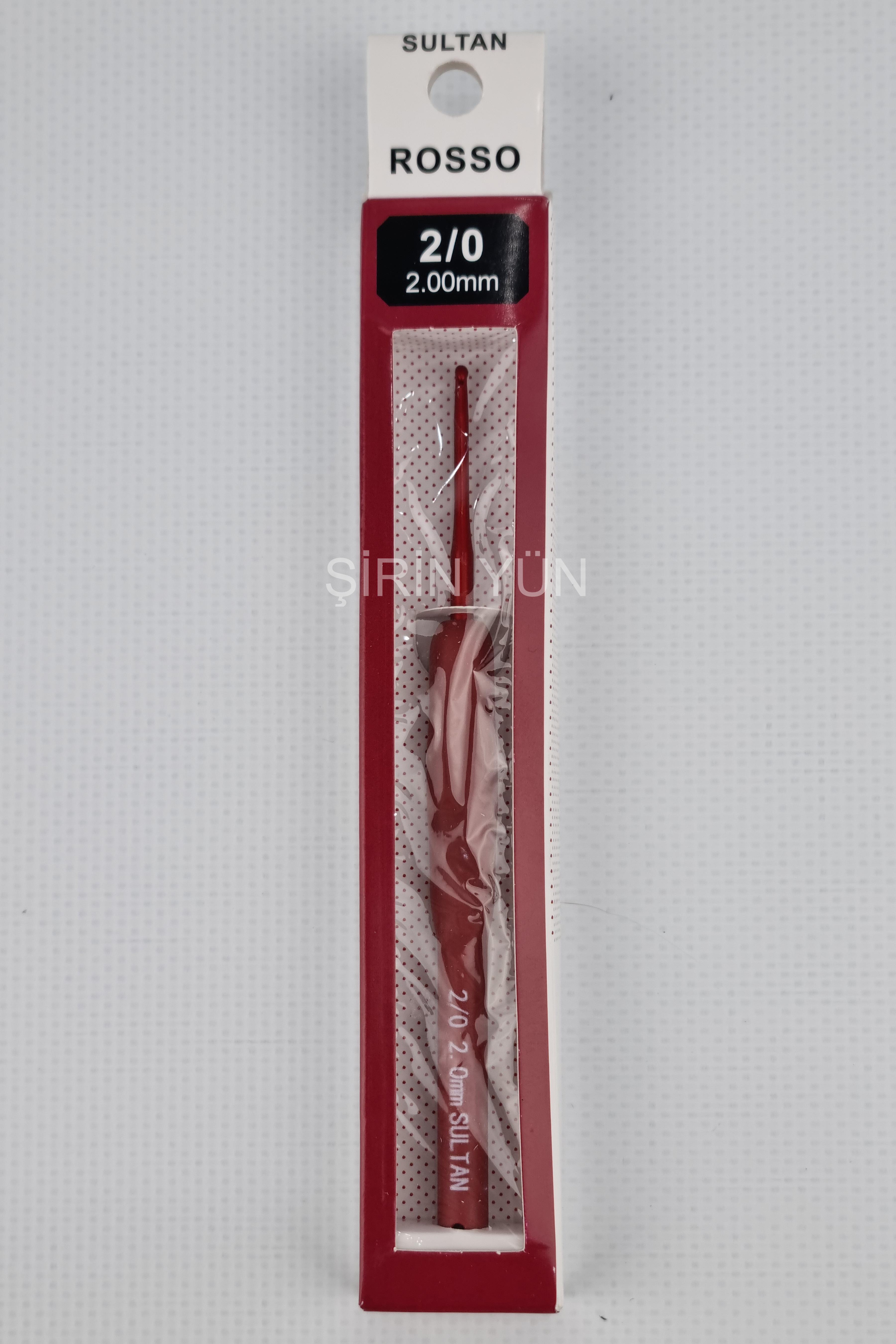 Sultan Rosso Yumuşak Saplı Örgü Tığı 2 mm