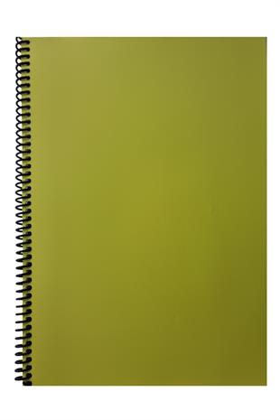 A4 Spiralli Pvc Kapaklı 80 Yaprak Çizgili 4lü Defter Seti Pembe - Sarı - Mavi - Mor