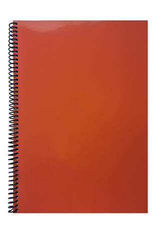A4 Spiralli Pvc Kapaklı 80 Yaprak Çizgili 4lü Defter Seti Yeşil - Turuncu - Siyah - Kırmızı