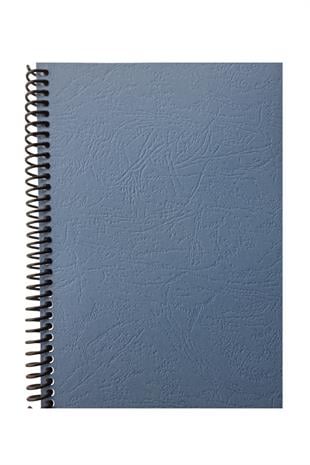 A5 Spiralli Desenli Karton Kapaklı 80 Yaprak Çizgili Defter 1 Adet Denim