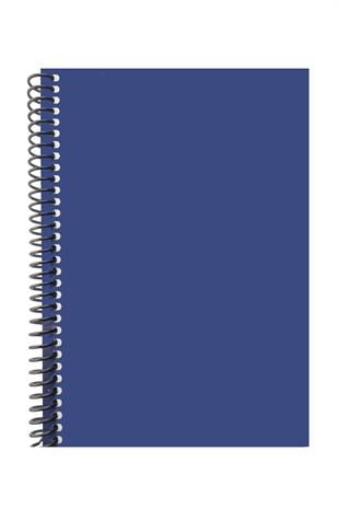 A5 Spiralli Pvc Kapaklı 80 Yaprak Çizgili Defter 1 Adet Denim