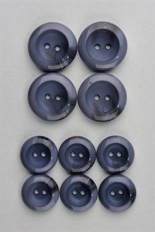 Akrilik 4 Adet Büyük 6 Adet Küçük Çanak Denim Kaban Çeket Hırka Yelek Düğmesi