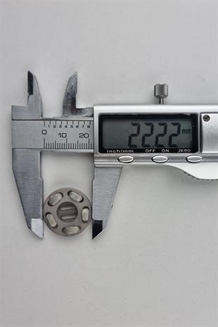 Akrilik Deri Süslemeli Yuvarlak Gece Mavi Kaban Çeket Hırka Yelek Düğmesi 6 Adet