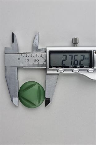 Akrilik Üçgen Figürlü Yuvarlak Balkabağı Kaban Çeket Hırka Düğmesi 6 Adet