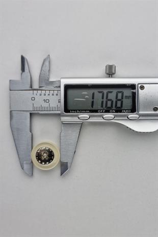 Küçük Ortası Metal Akrilik Koyu Lacivert Kaban Çeket Hırka Yelek Düğmesi 5 Adet