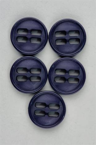 Orta Akrilik Dikdörtgen Delikli Denim Kaban Çeket Hırka Yelek Düğmesi 5 Adet