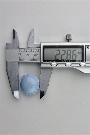 Plastik Bombeli Yuvarlak Turuncu Kaban Çeket Hırka Yelek Düğmesi 6 Adet