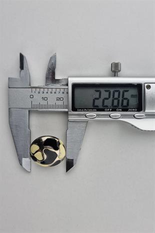 Plastik Dalmaçya Desenli Kaban Çeket Hırka Düğmesi 6 Adet 