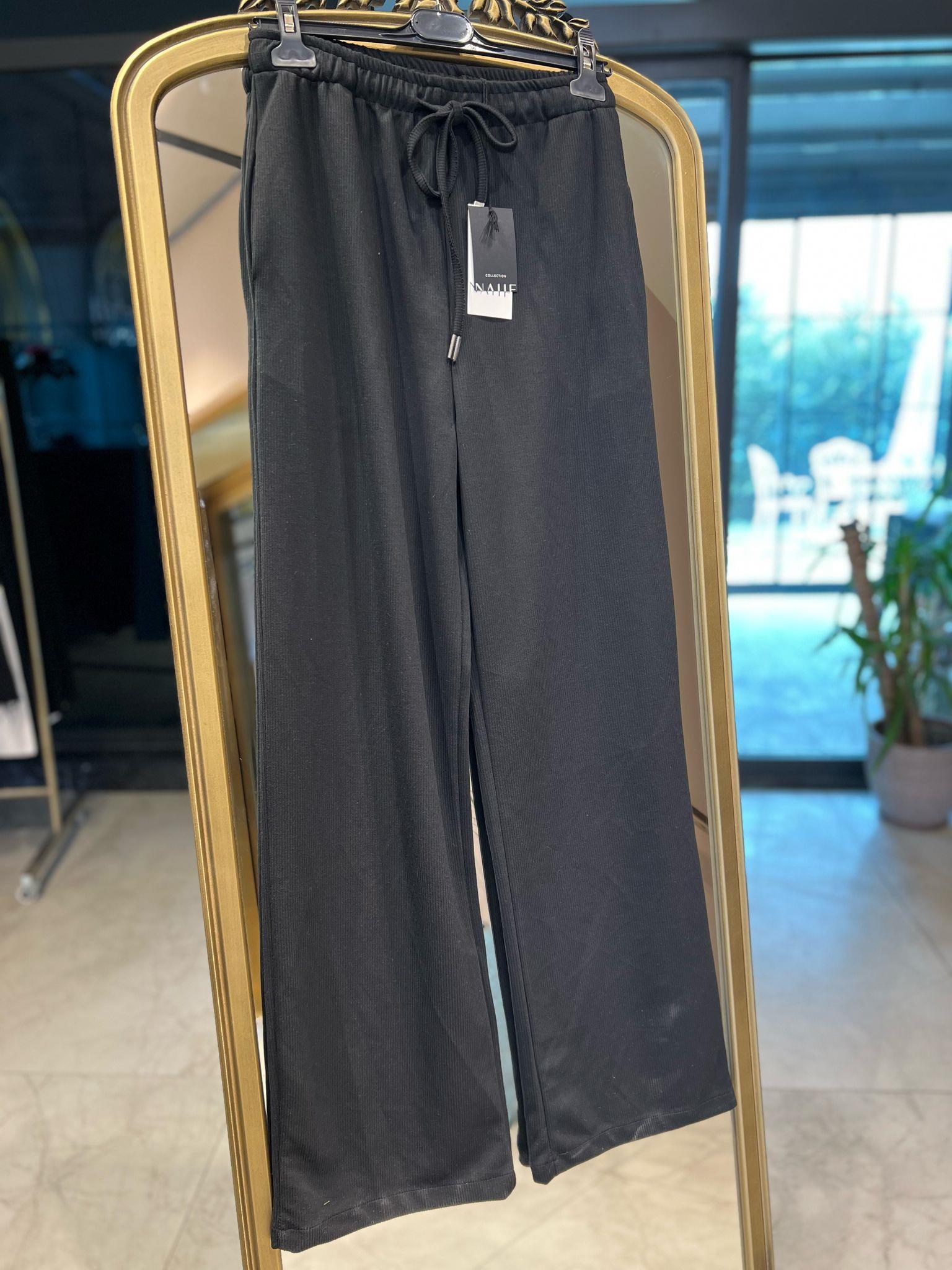 PAMUKLU GENİŞ PAÇA PANTOLON